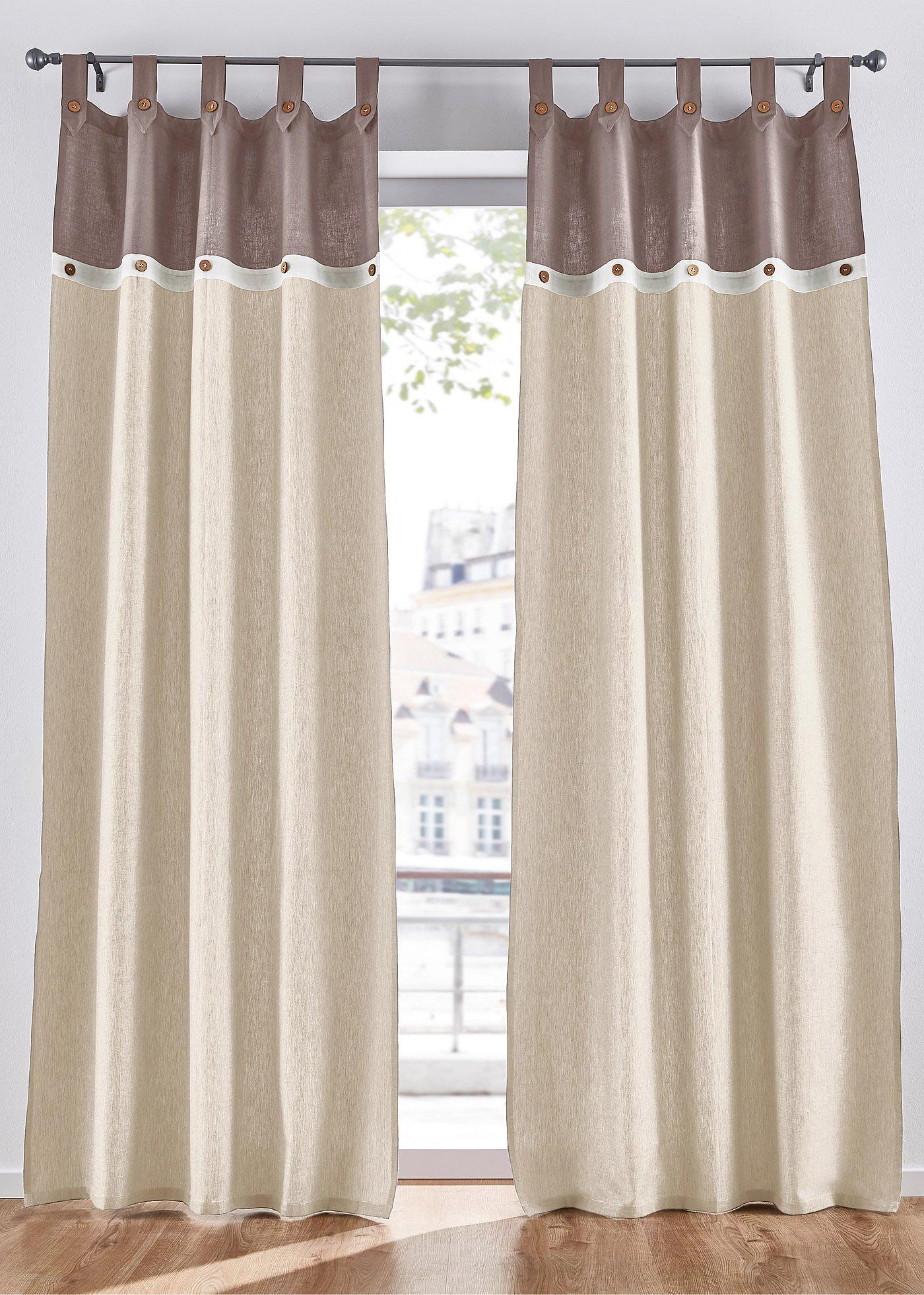 Panneau en coton avec boutons (1 pce.)