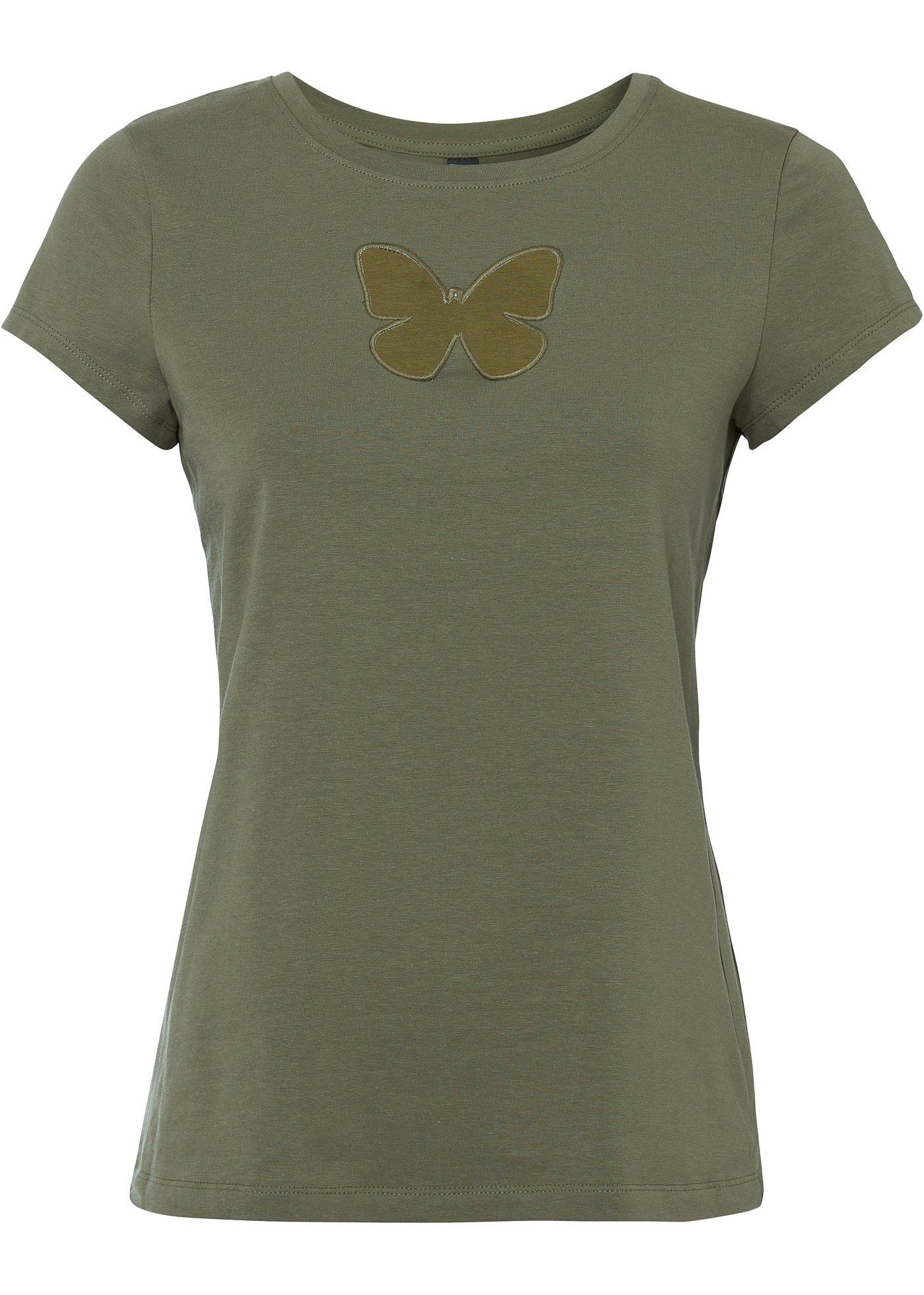 T-shirt avec découpe papillon