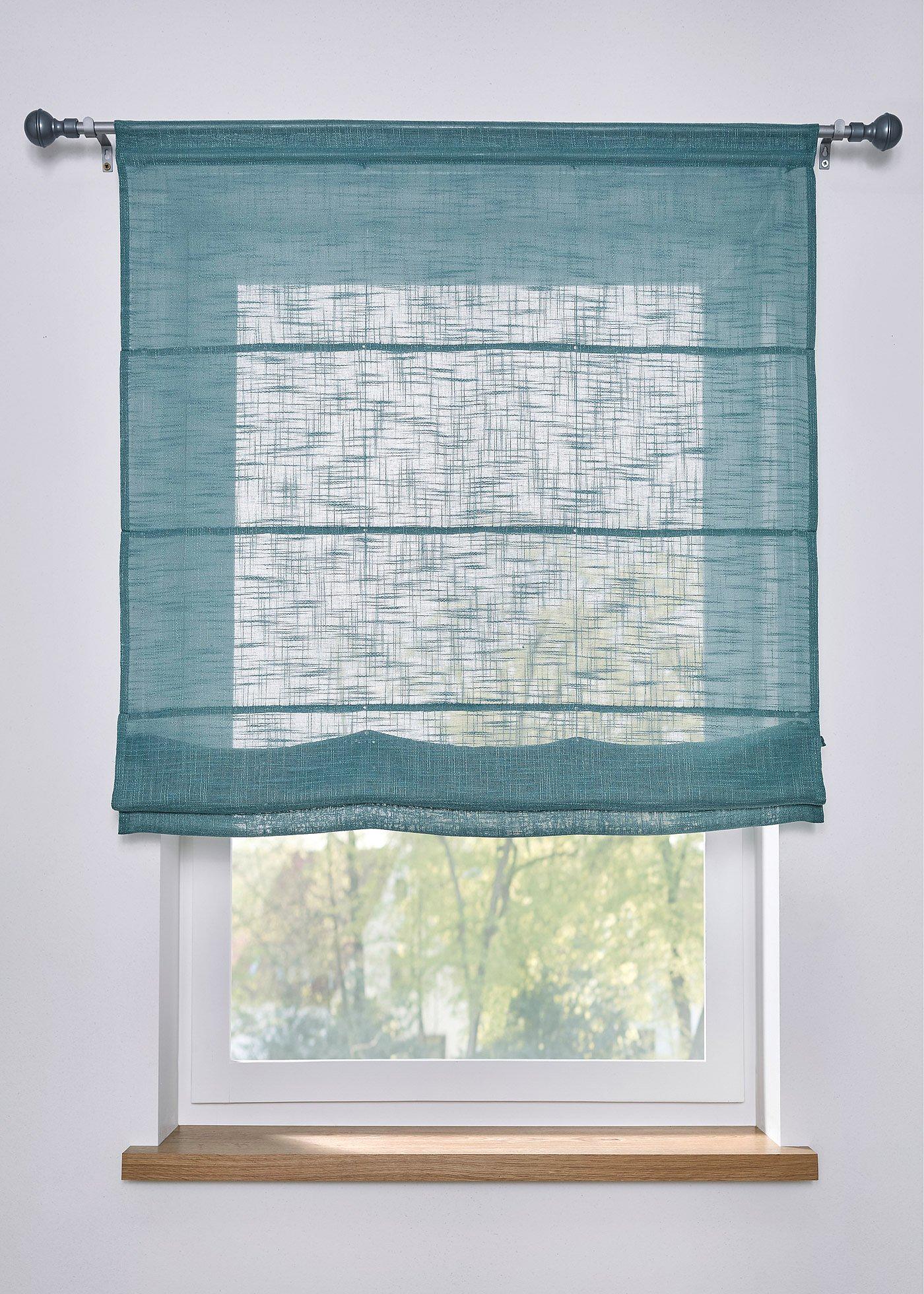 Store plissé effet lin