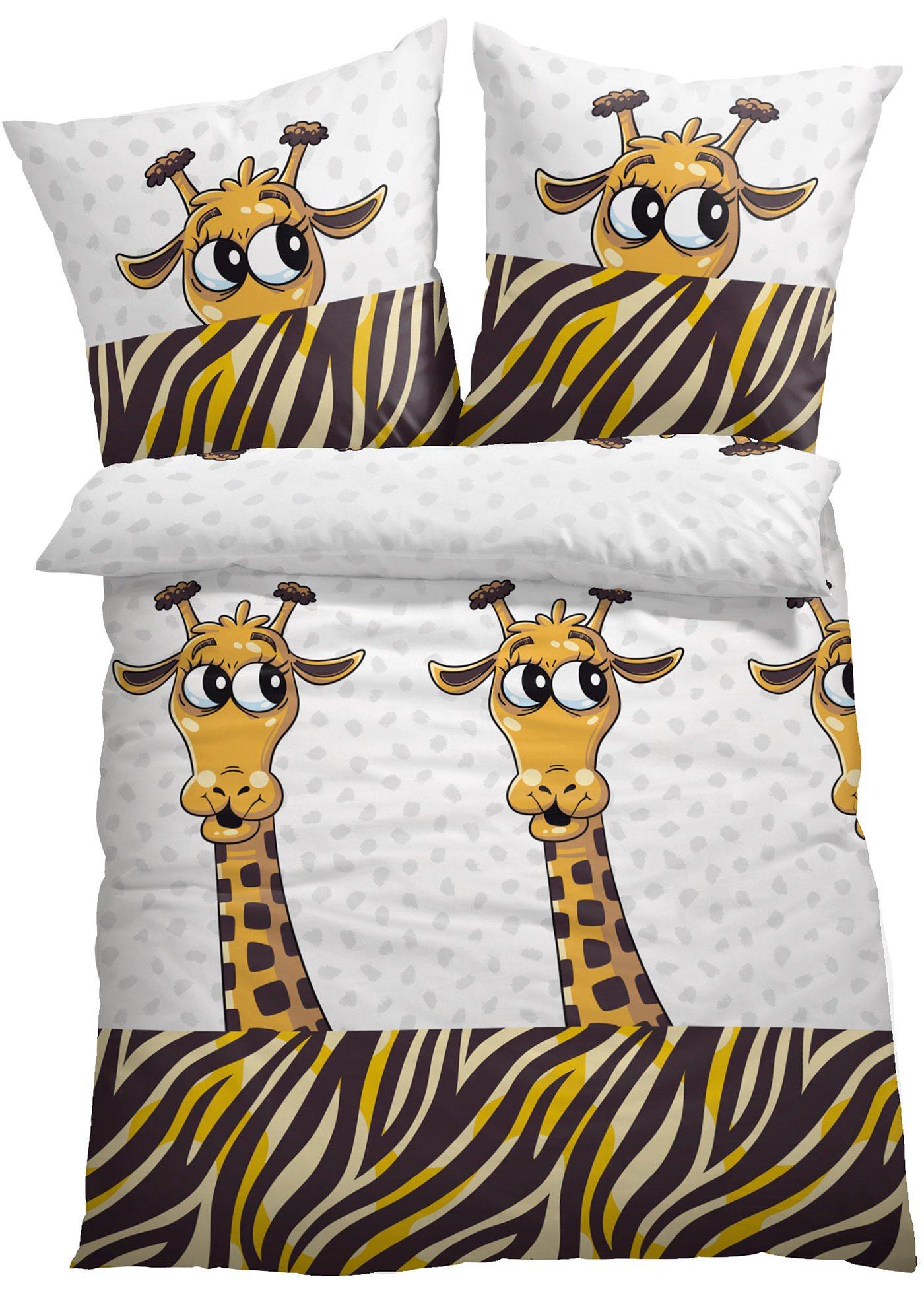 Parure de lit avec girafes