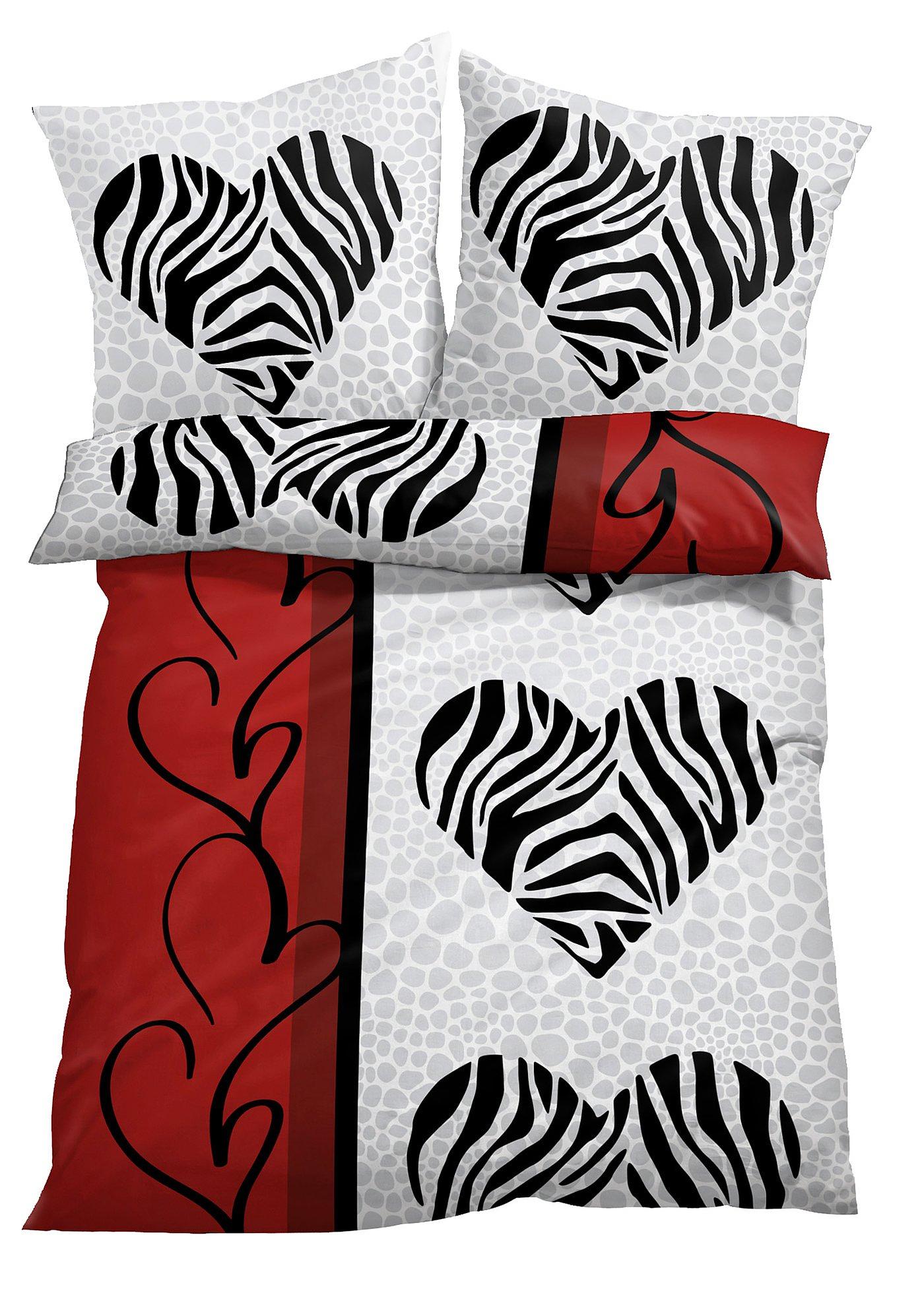 Parure de lit avec cœurs