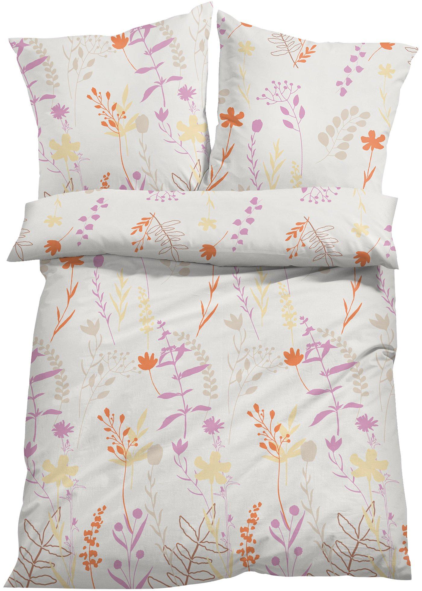 Parure de lit motif floral