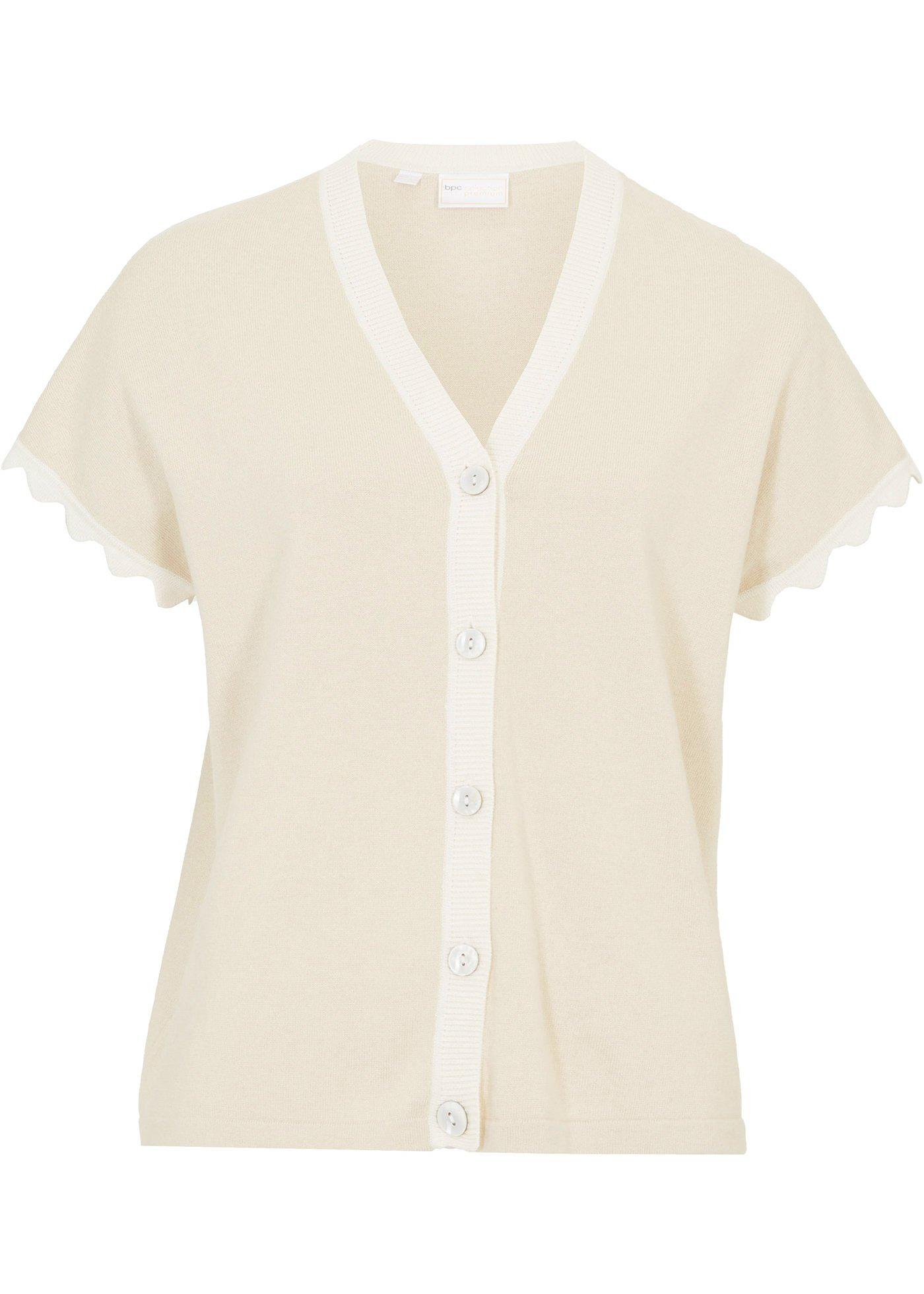 Gilet en maille avec teneur en soie