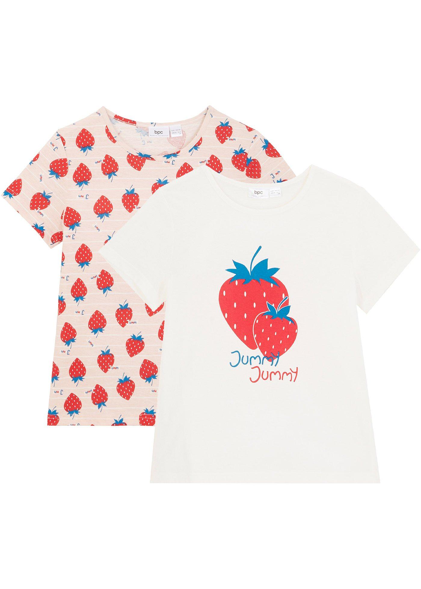 Lot de 2 T-shirts fille