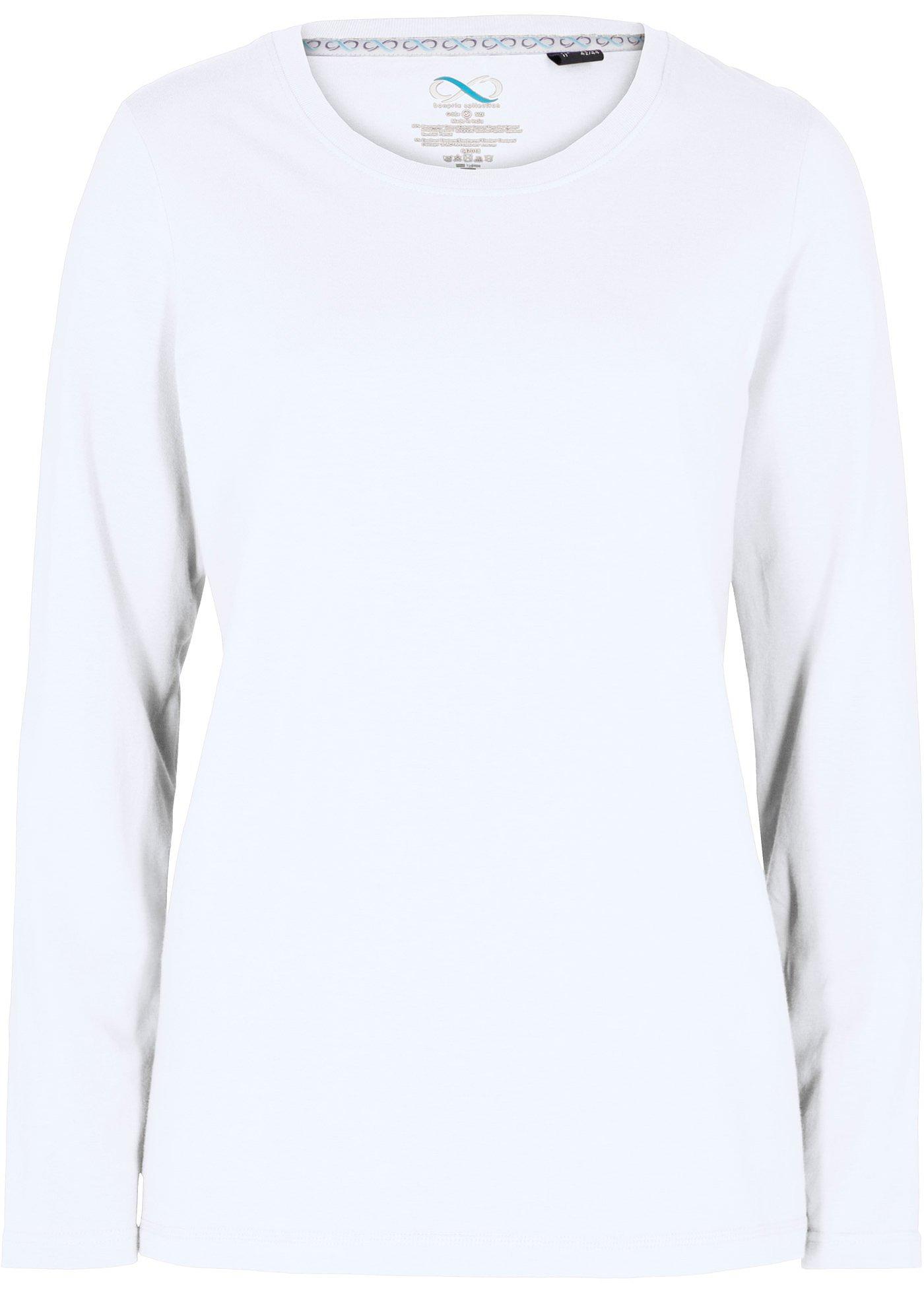 T-shirt manches longues avec col rond sans couture Essential