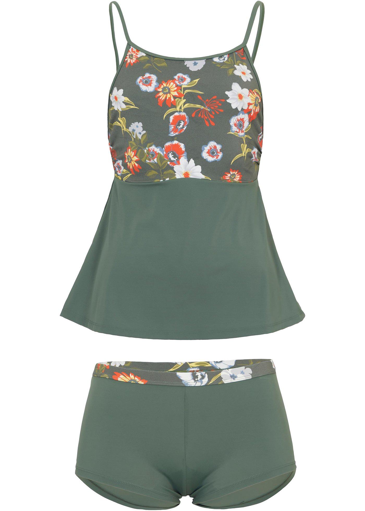 Tankini pour prothèses (Ens. 2 pces.) avec polyamide recyclé