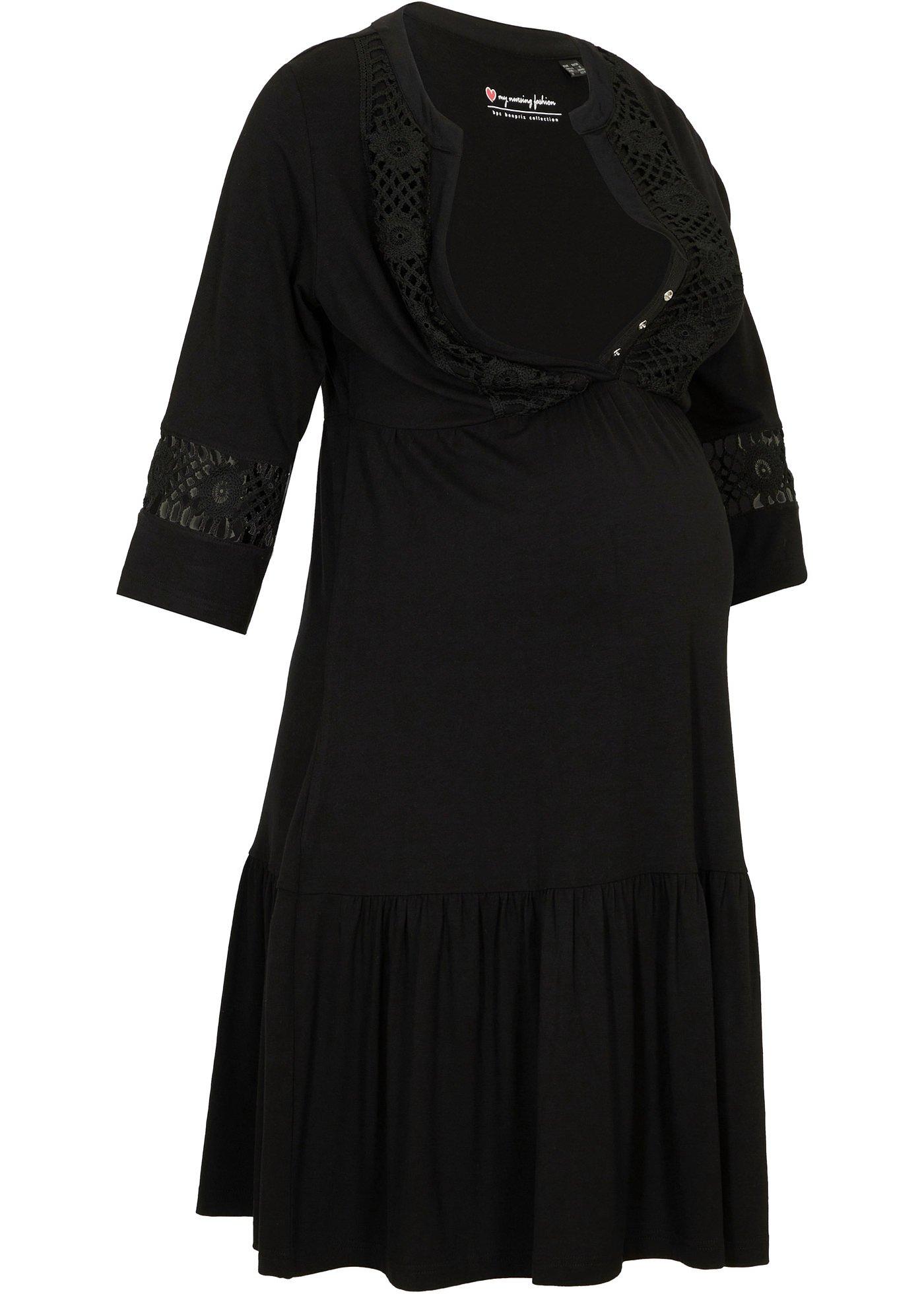 Robe-tunique de grossesse avec fonction allaitement