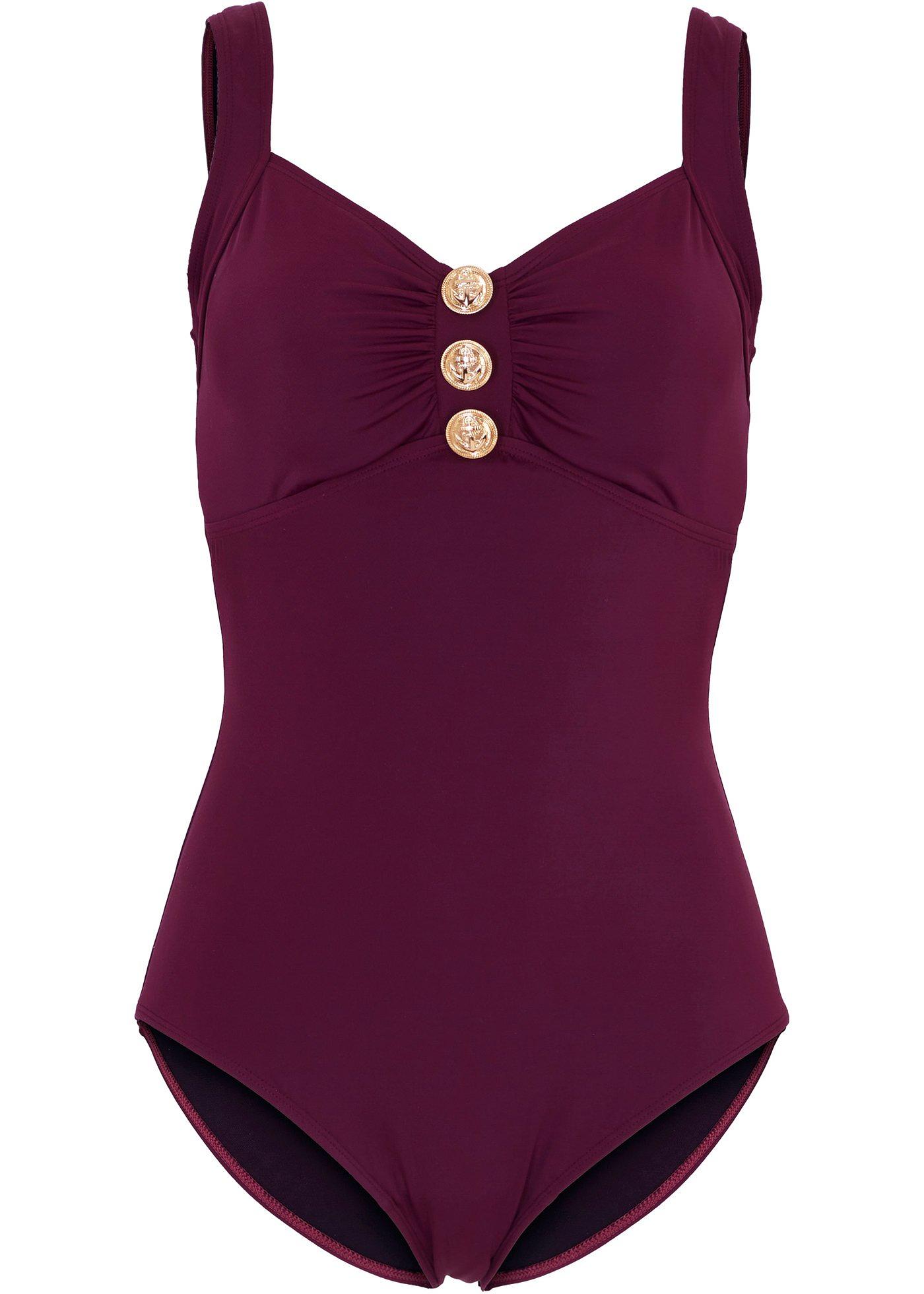 Maillot 1 pièce sculptant avec polyamide recyclé, effet sculptant léger