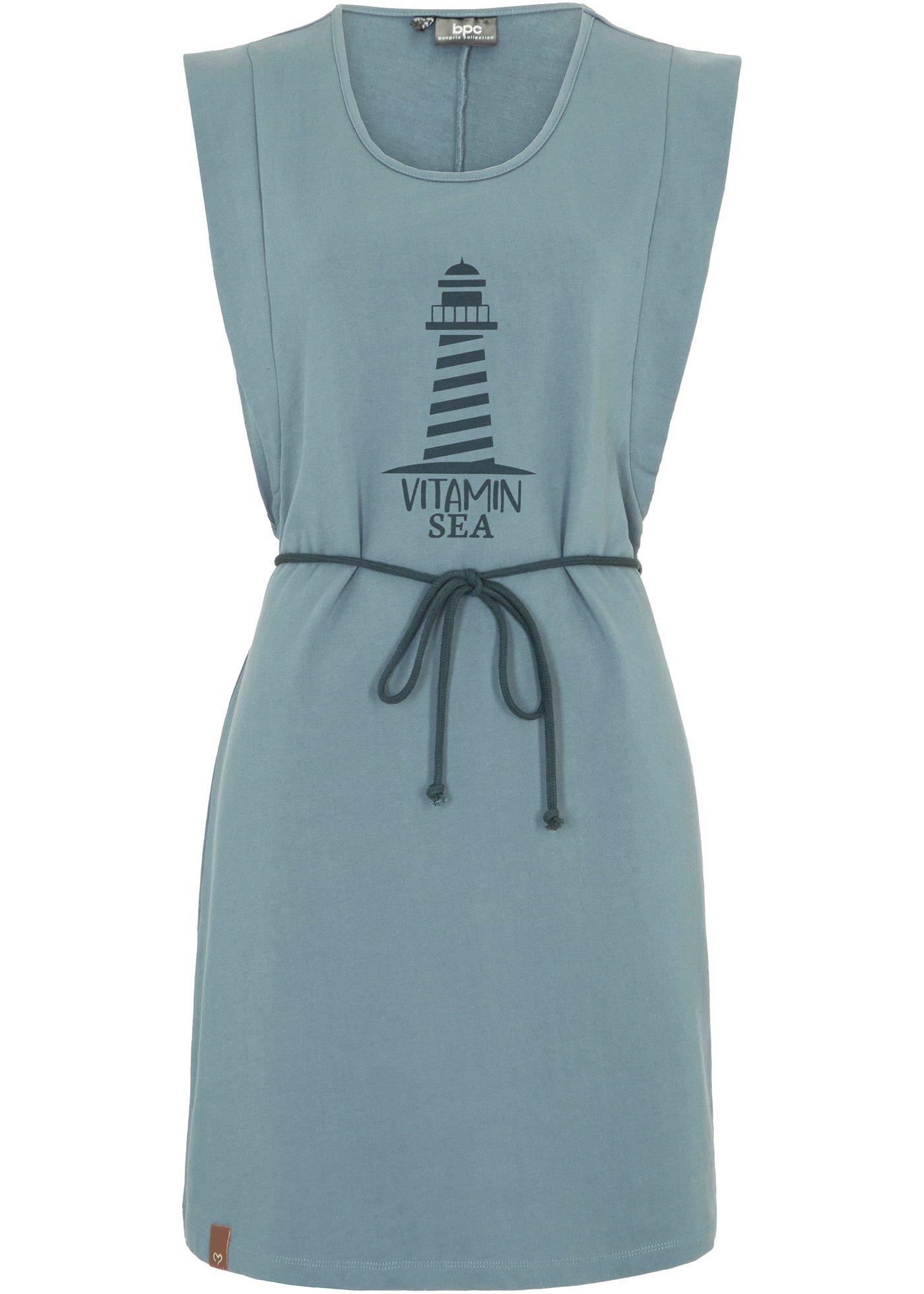 Robe sweat légère avec cordon