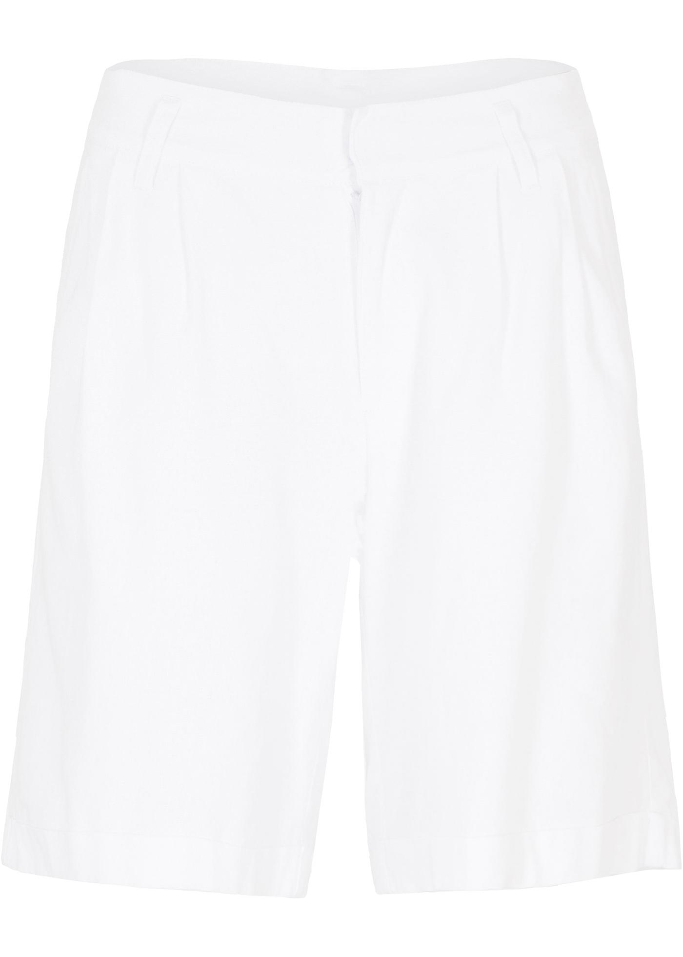 Bermuda décontracté avec lin majoritaire