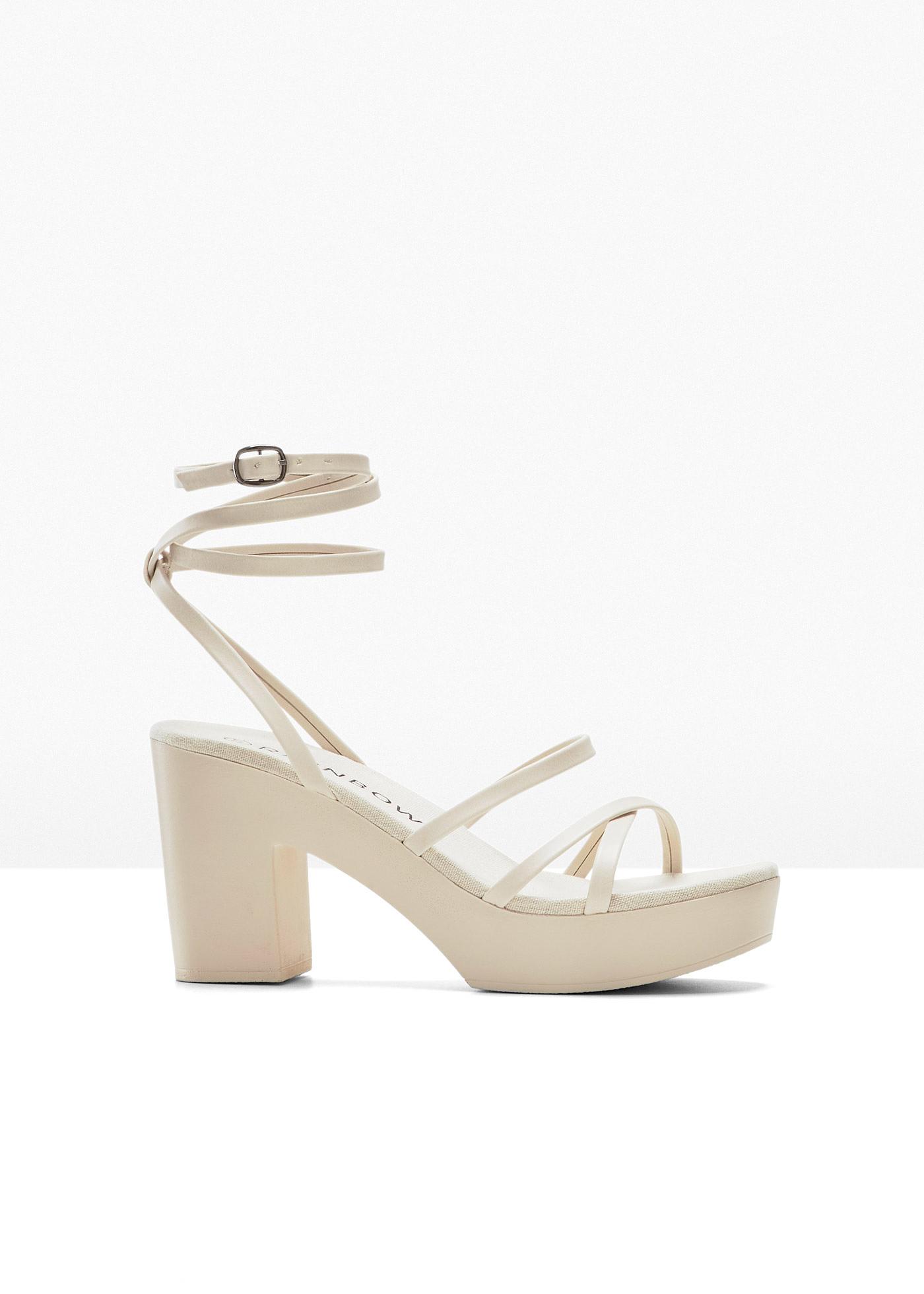 Sandales plateforme à talons