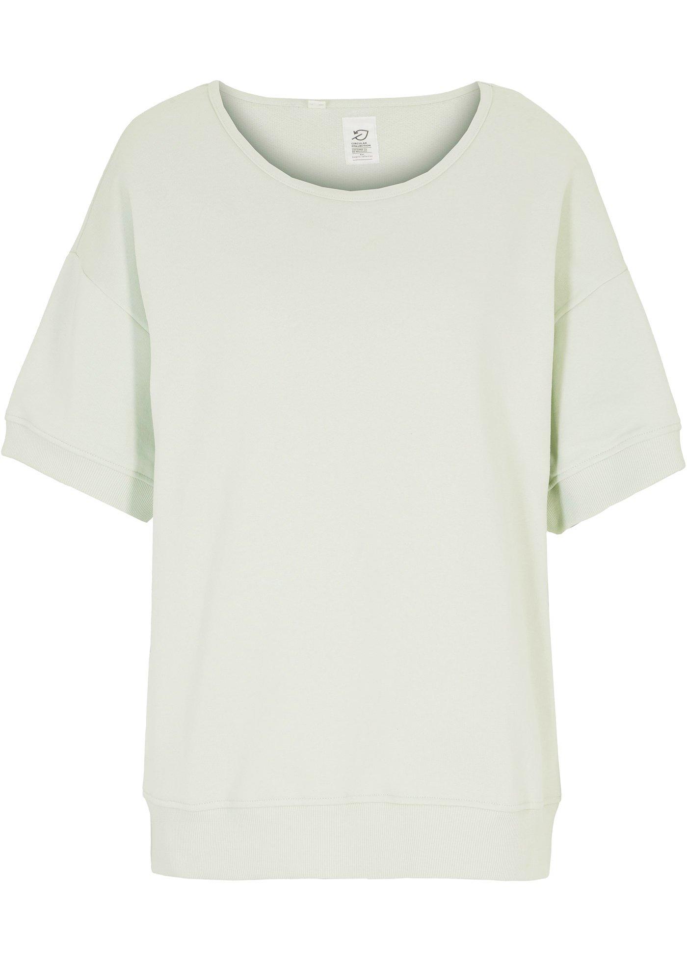 Sweat-shirt en coton, manches 1/2