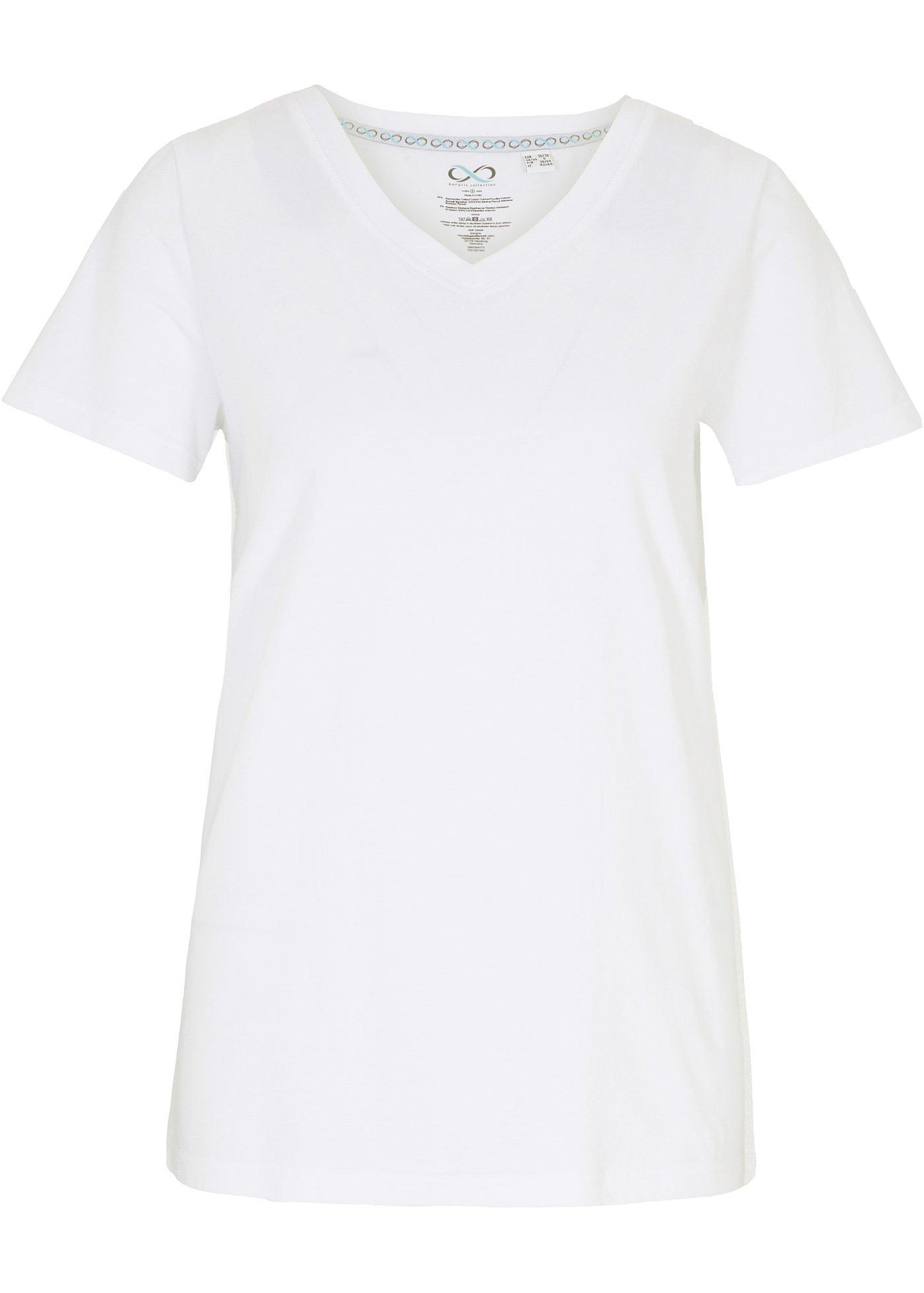 T-shirt col V sans coutures Essential