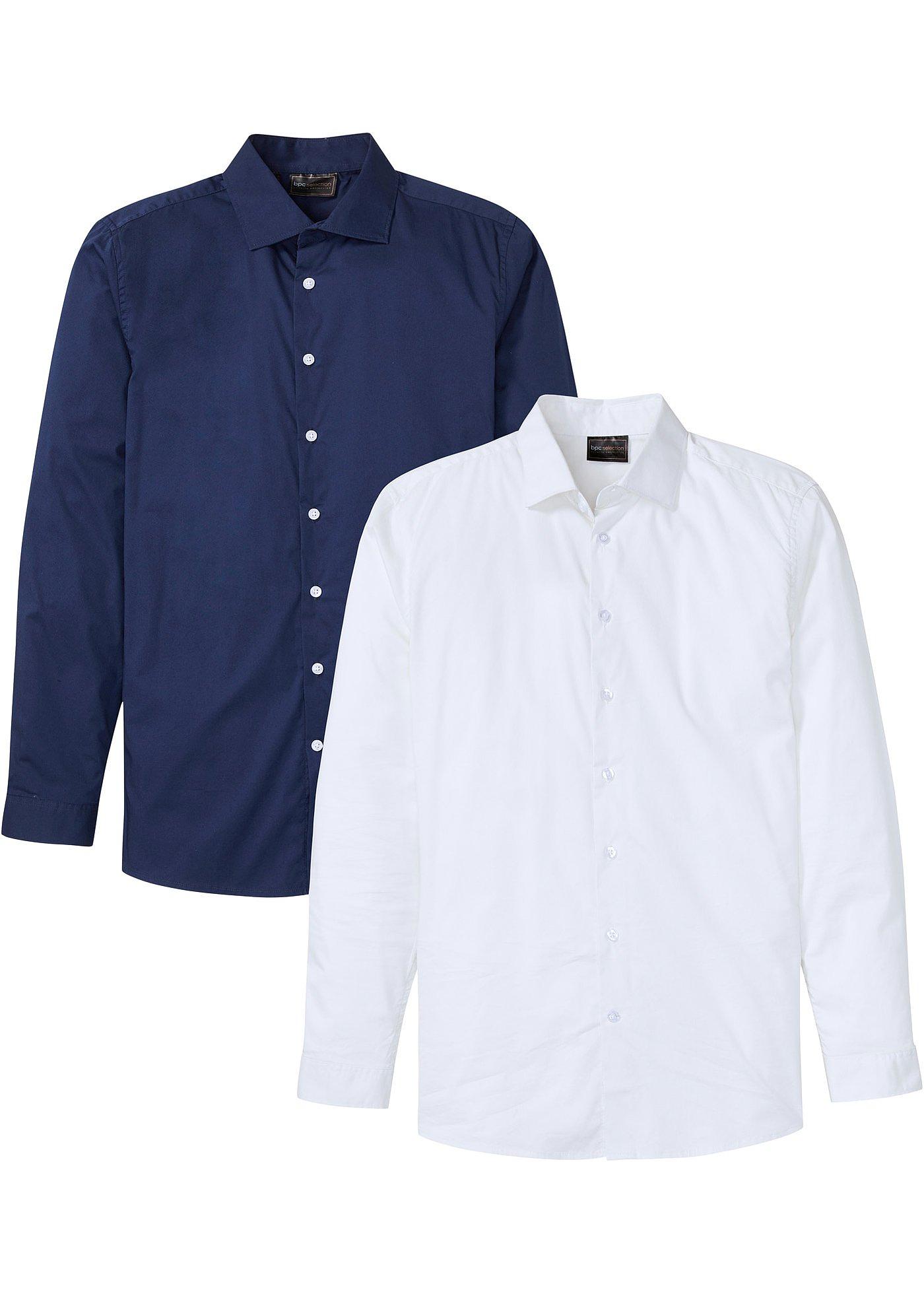 Image de Lot de 2 chemises business Slim Fit