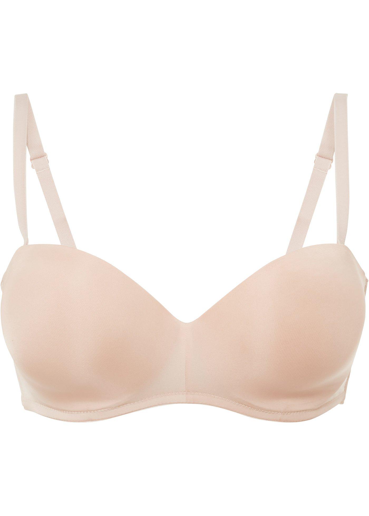 Soutien-gorge balconnet multipositions sans coutures avec armatures
