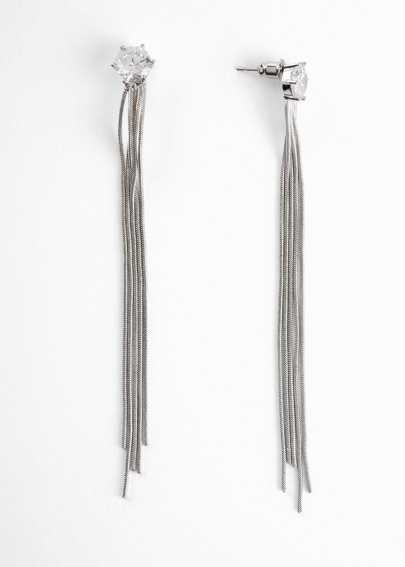 Clous d'oreilles ornés de pierres en zirconium