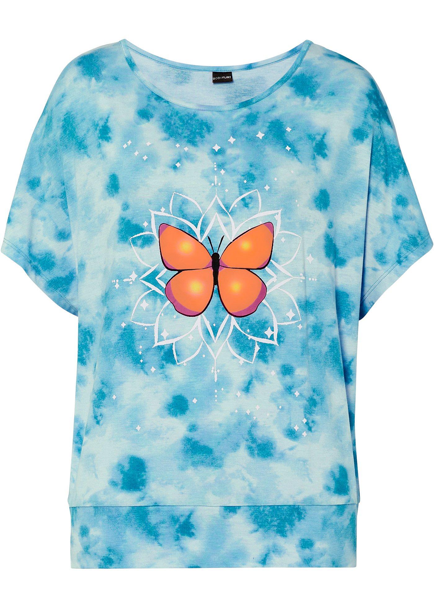 T-shirt à imprimé batik