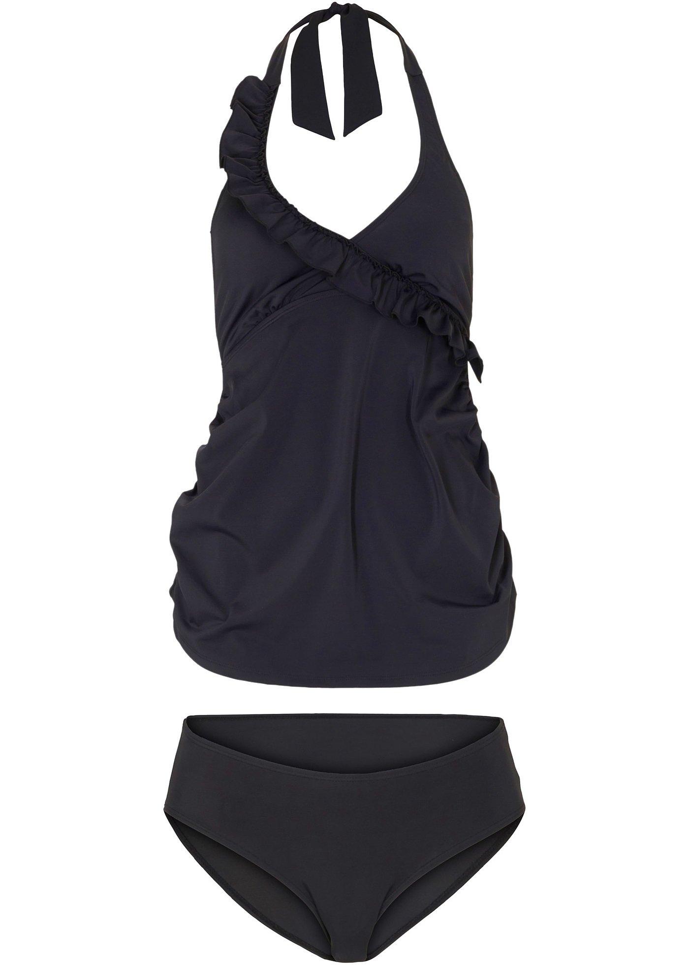 Tankini de grossesse (Ens. 2 pces.) avec polyamide recyclé