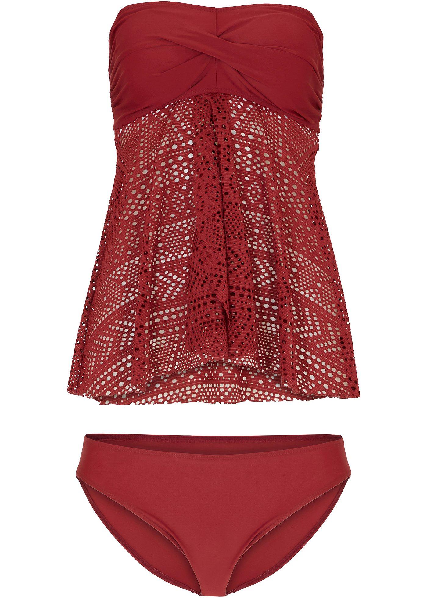 Tankini bandeau long (Ens. 2 pces.)