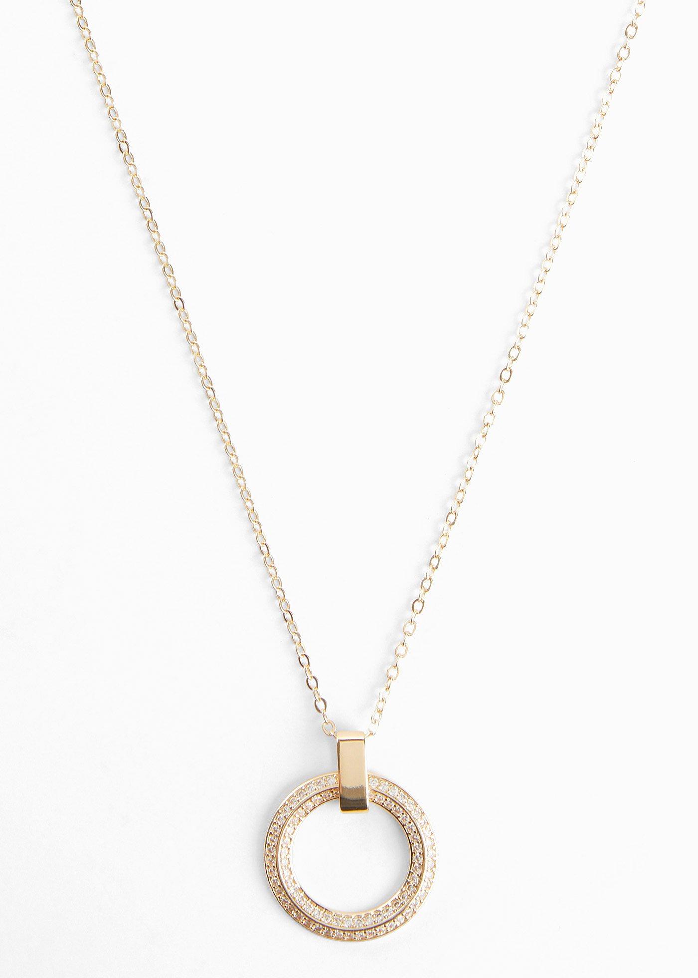 Collier orné de pierres en zirconium/pierres en cristal