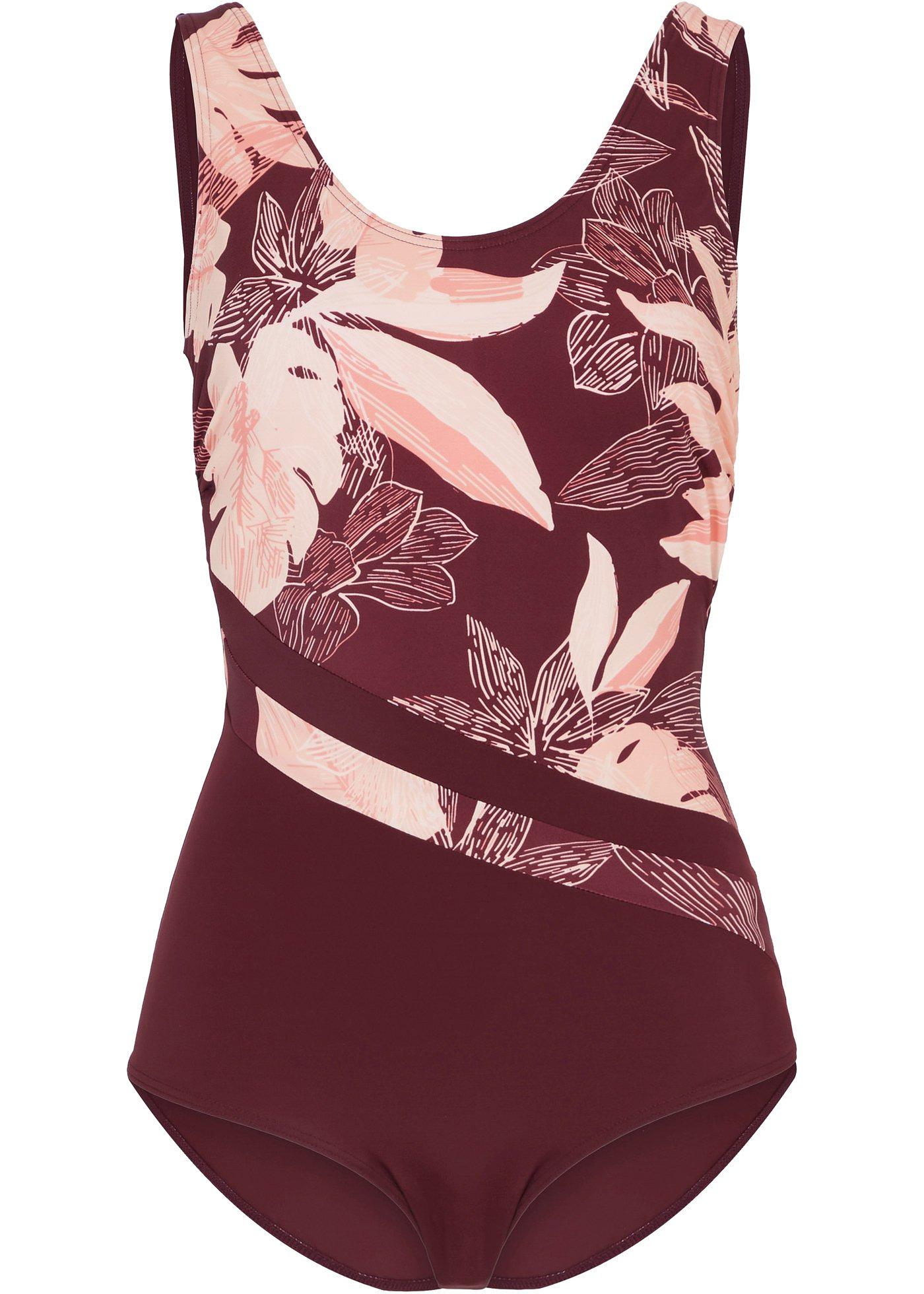 Maillot 1 pièce grande stature avec polyamide recyclé