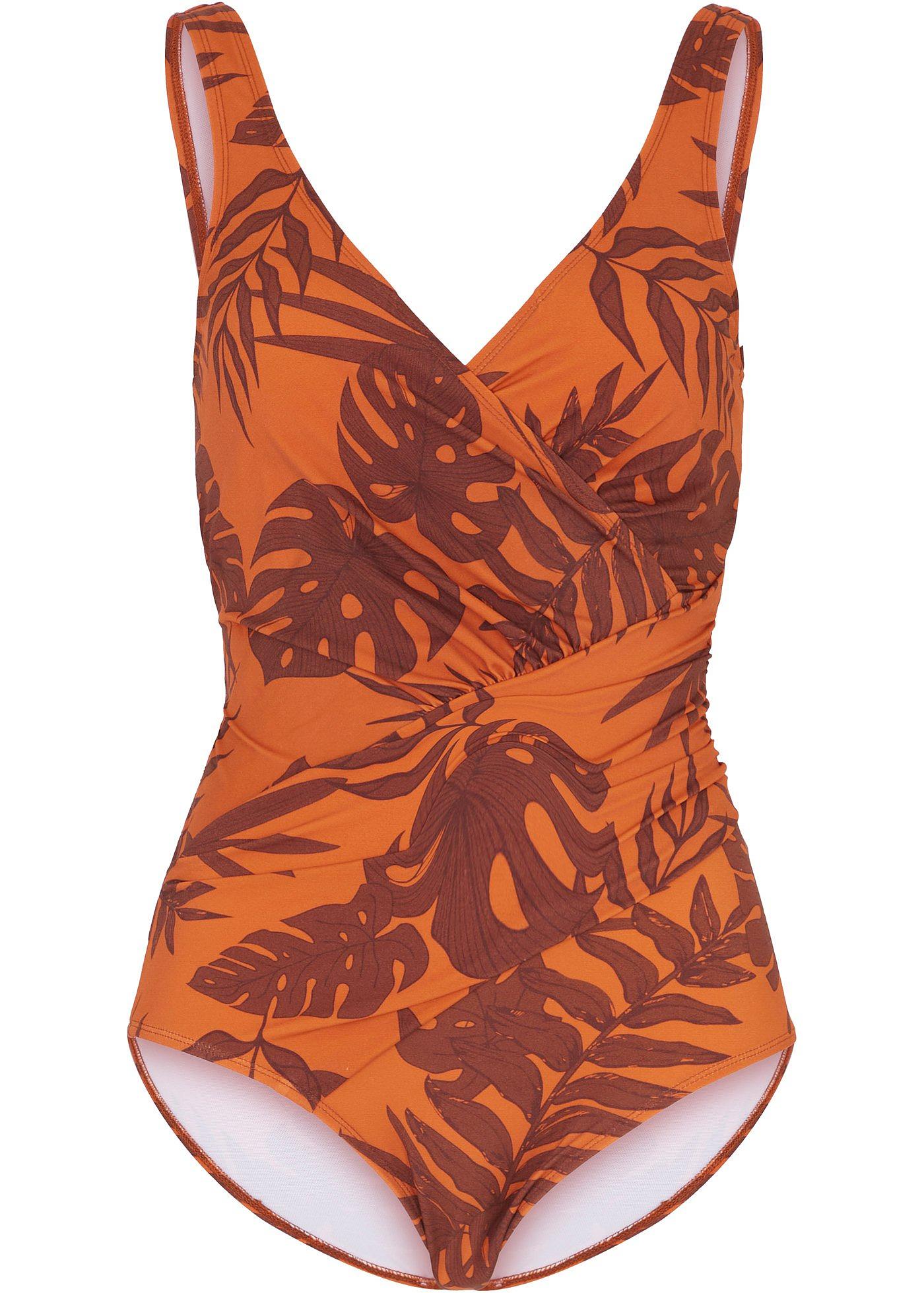 Maillot 1 pièce sculptant grande stature avec polyamide recyclé, effet sculptant léger