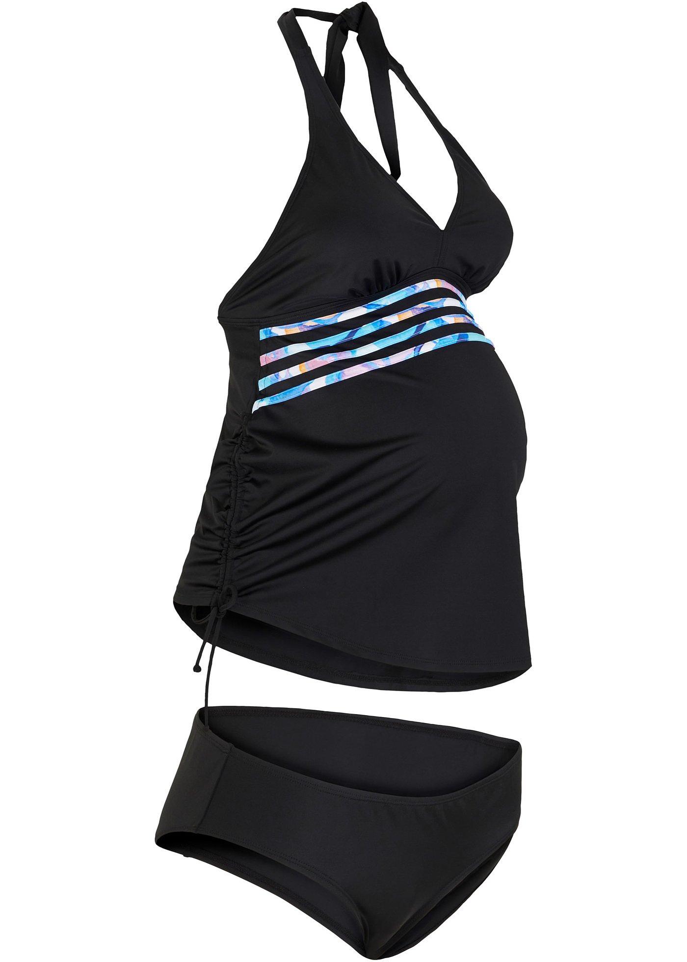 Tankini de grossesse (Ens. 2 pces.) avec polyamide recyclé