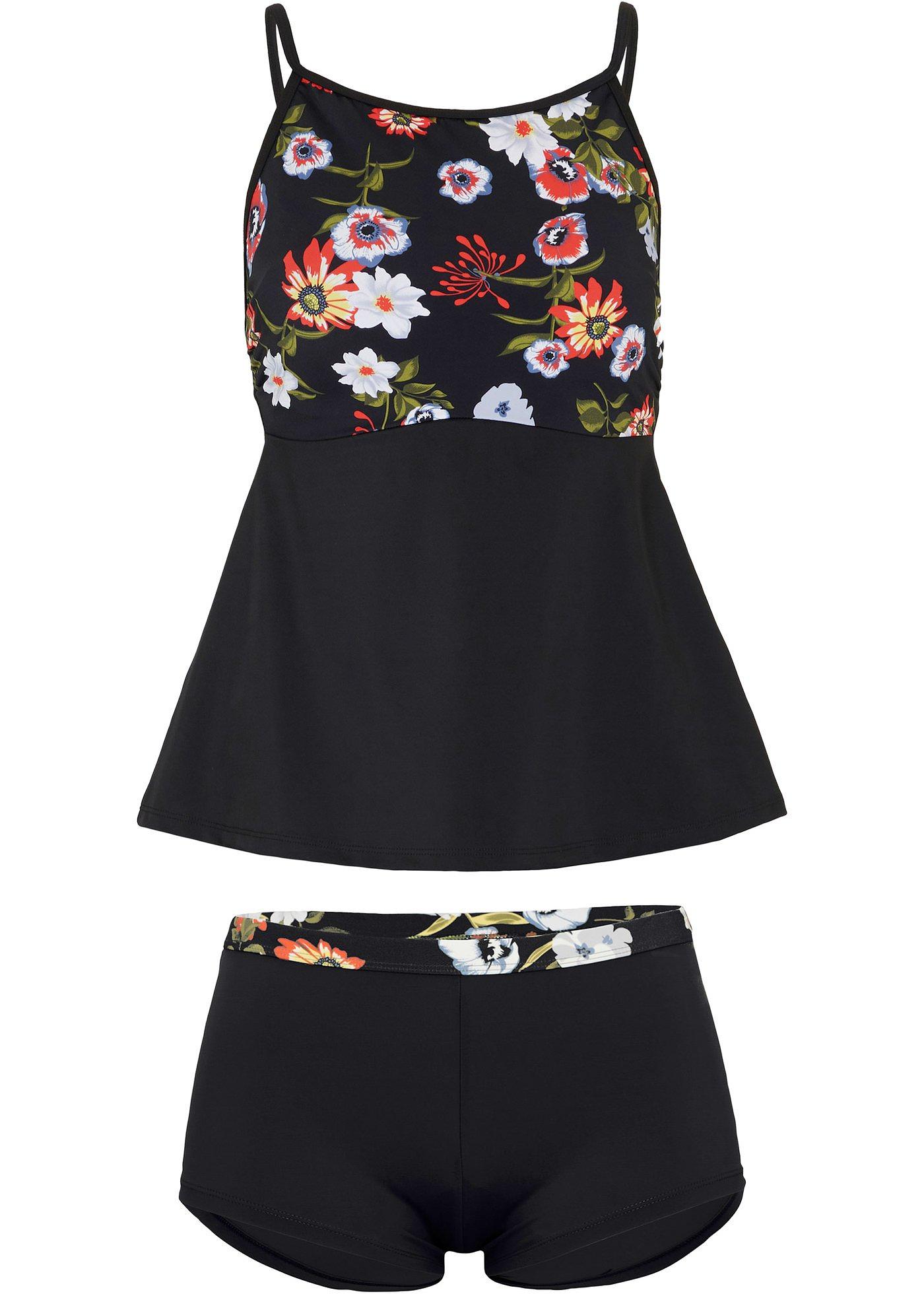 Tankini pour prothèses (Ens. 2 pces.) avec polyamide recyclé