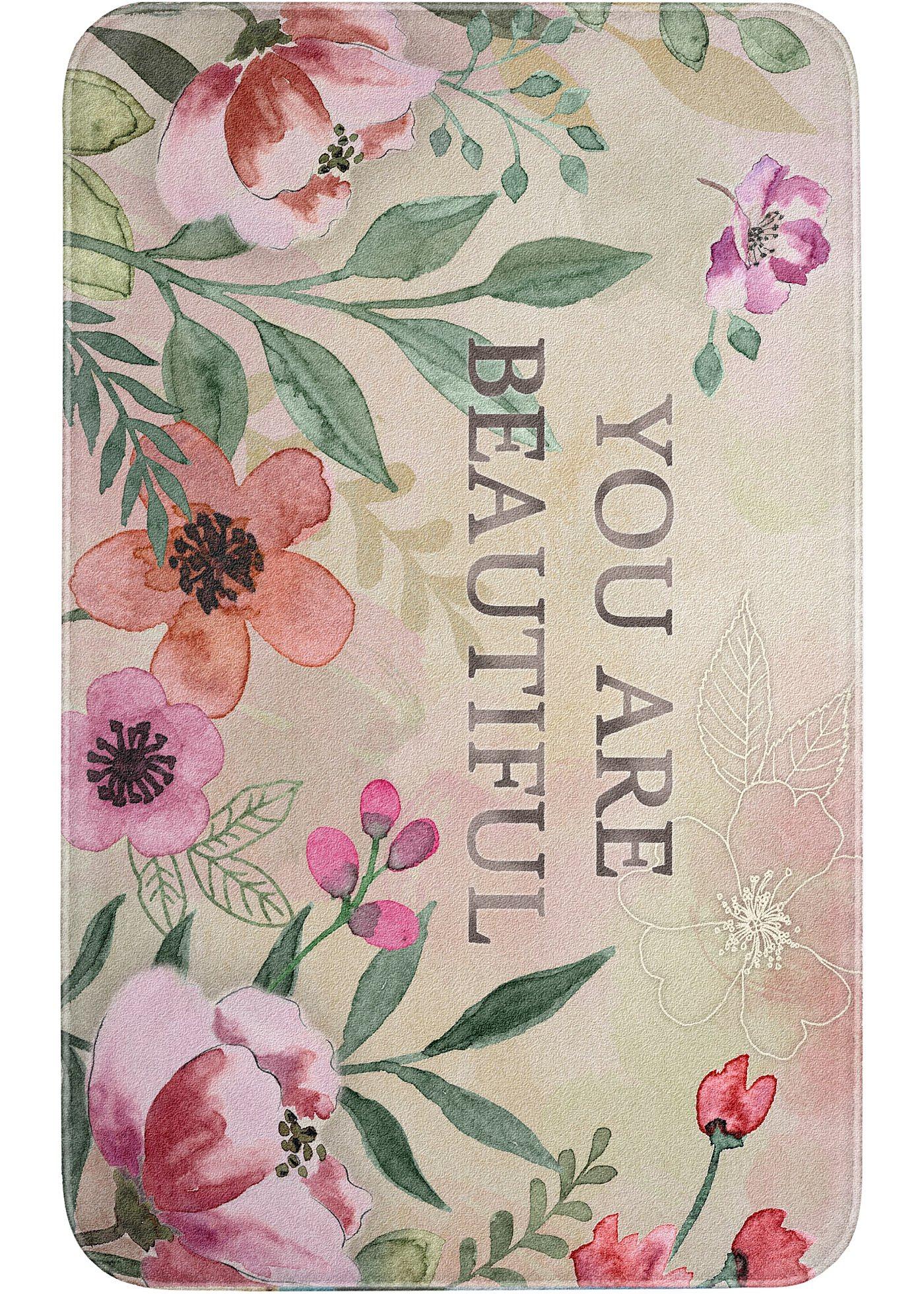 Tapis de salle de bain à mémoire de forme