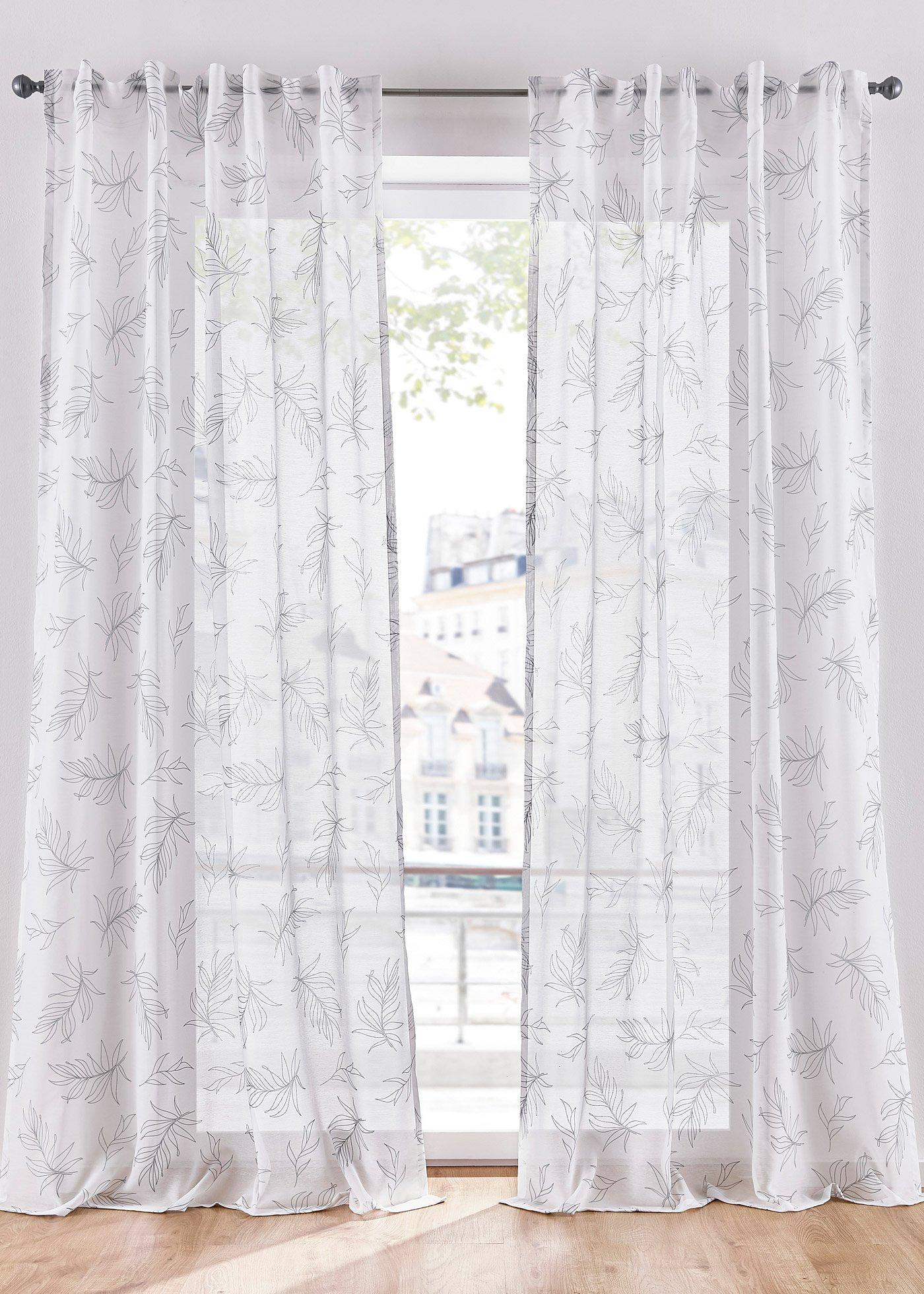 Voilage en batiste en polyester recyclé (1 pce.)