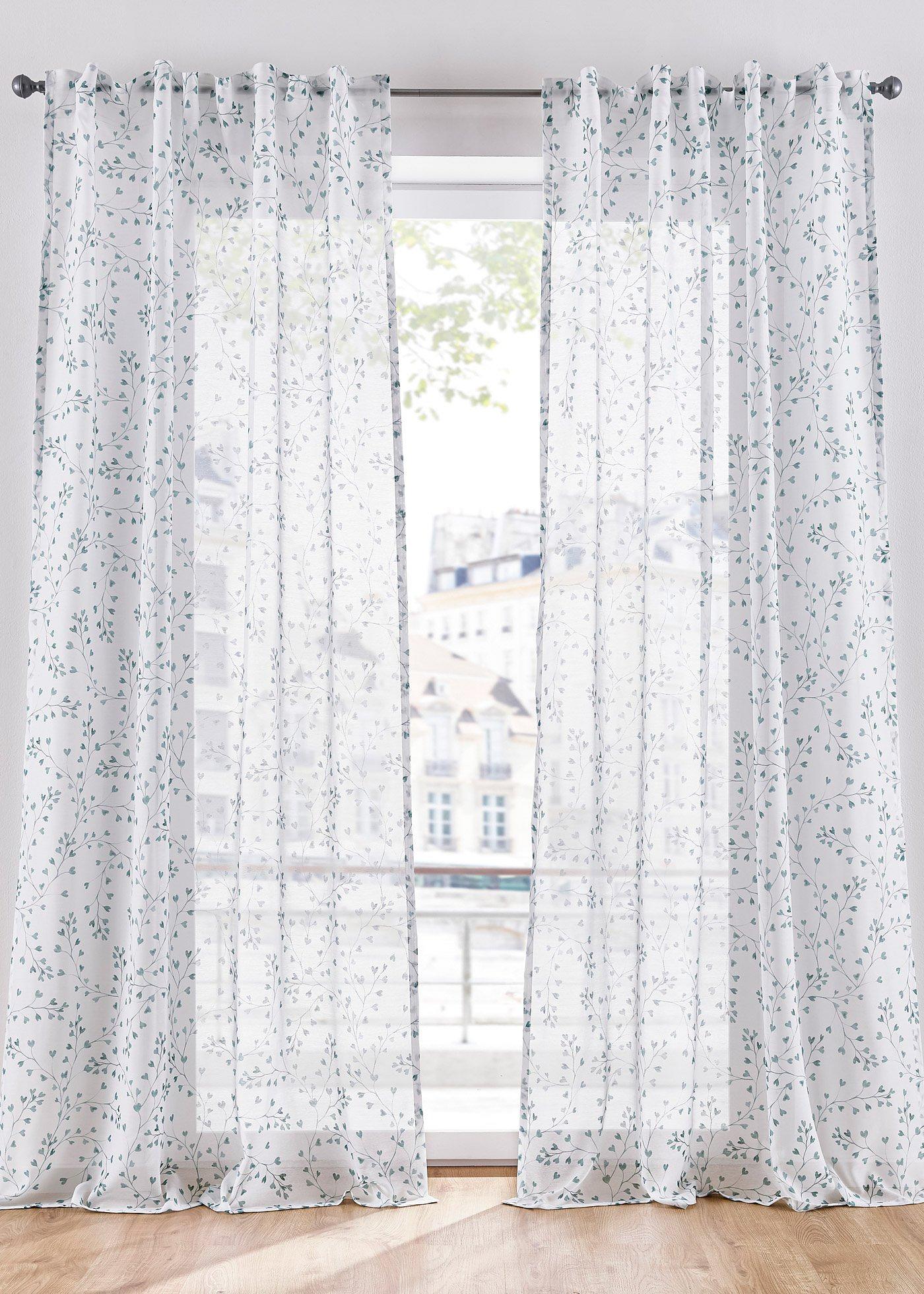 Voilage en batiste en polyester recyclé (1 pce.)