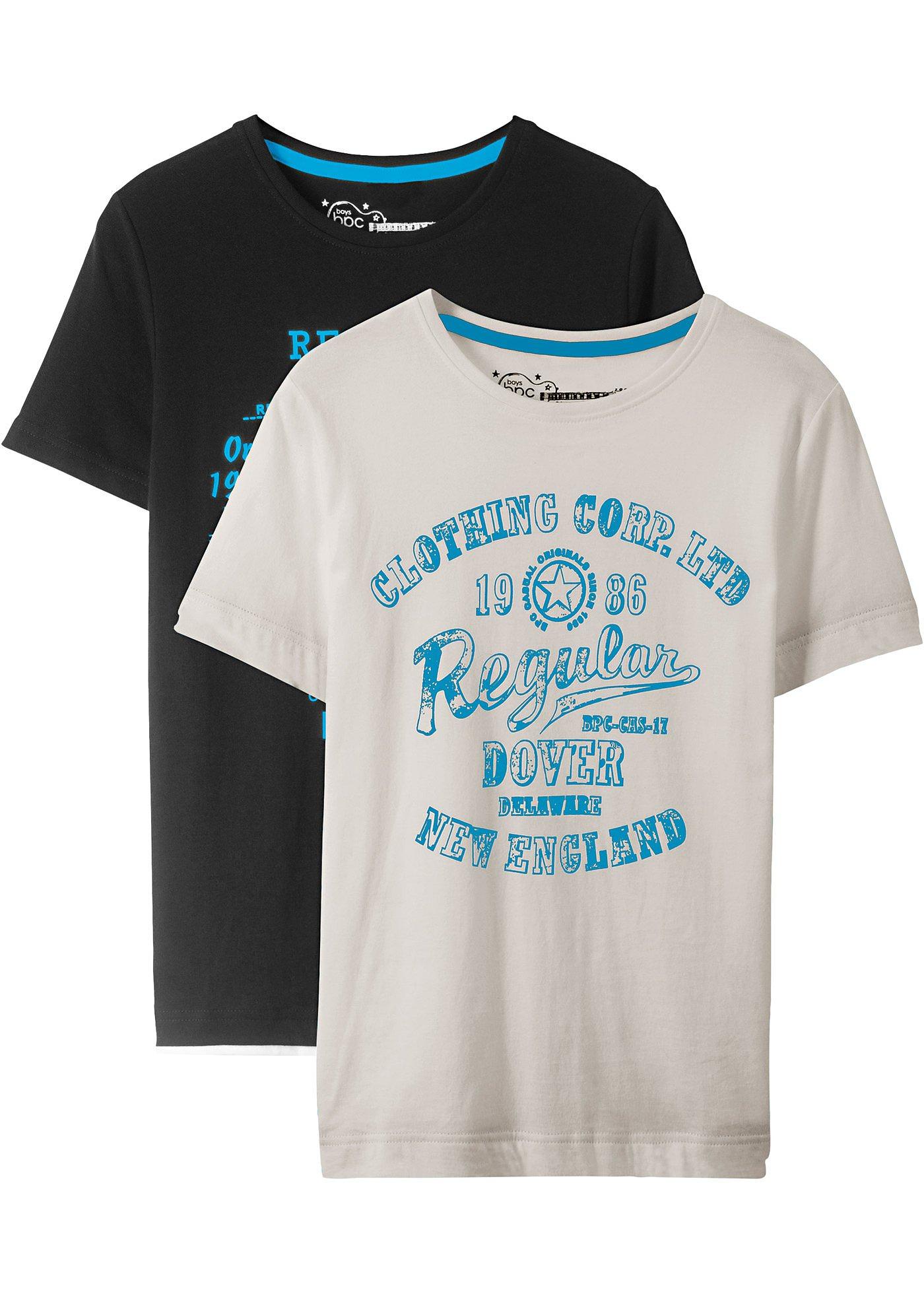 Lot de 2 T-shirts garçon en coton