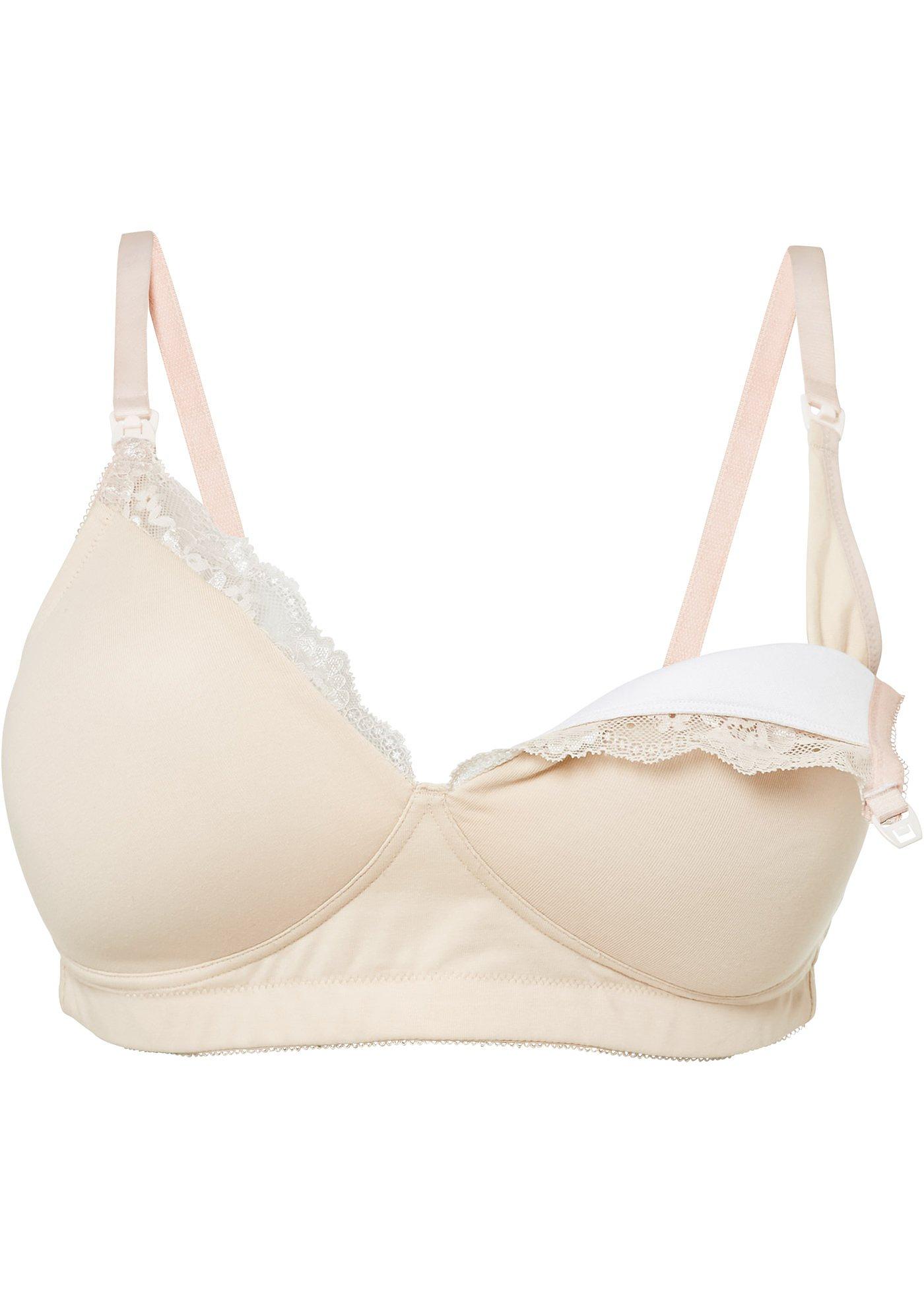Soutien-gorge spacer d'allaitement avec coques sans armatures avec coton