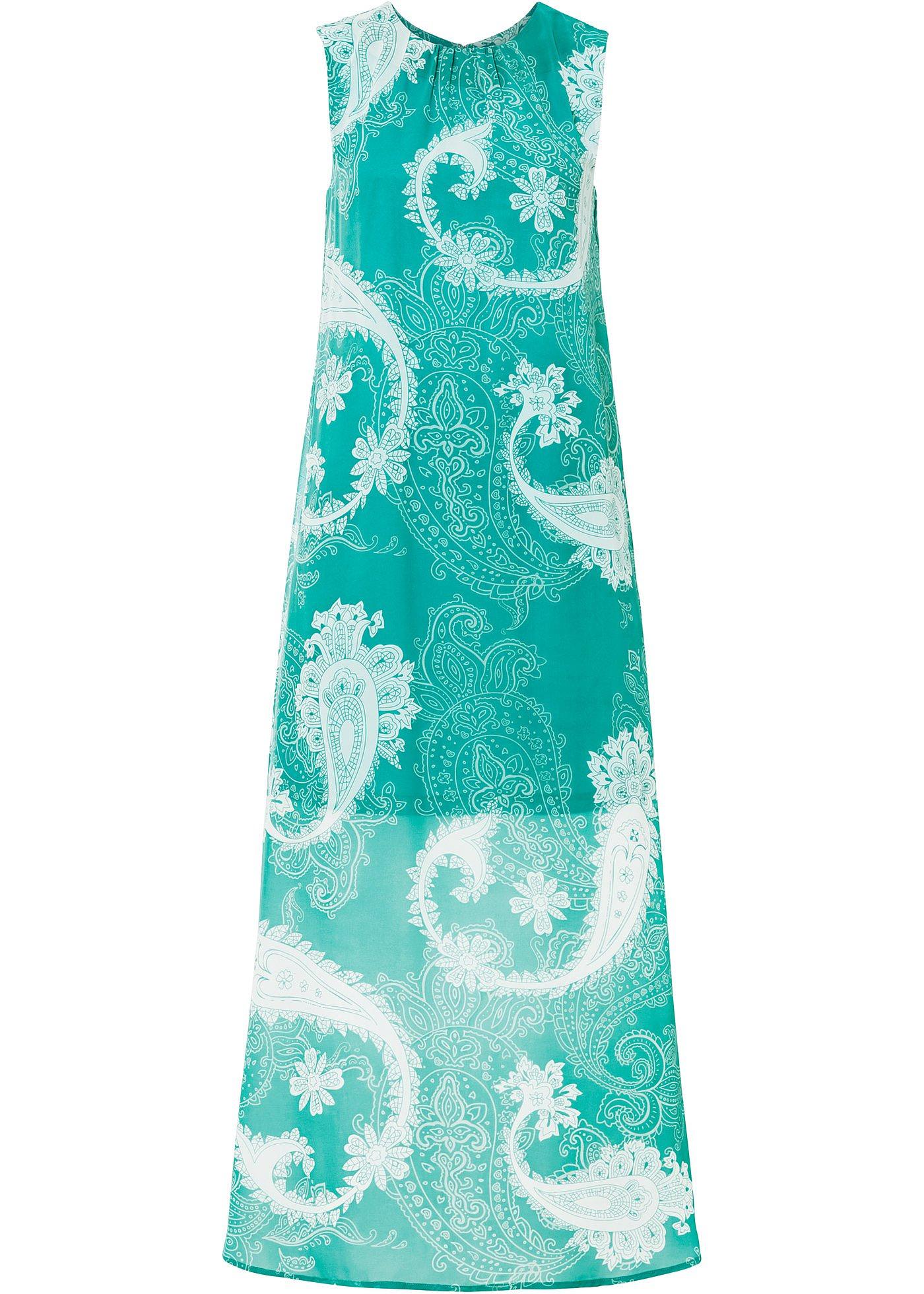 Robe longue estivale en chiffon