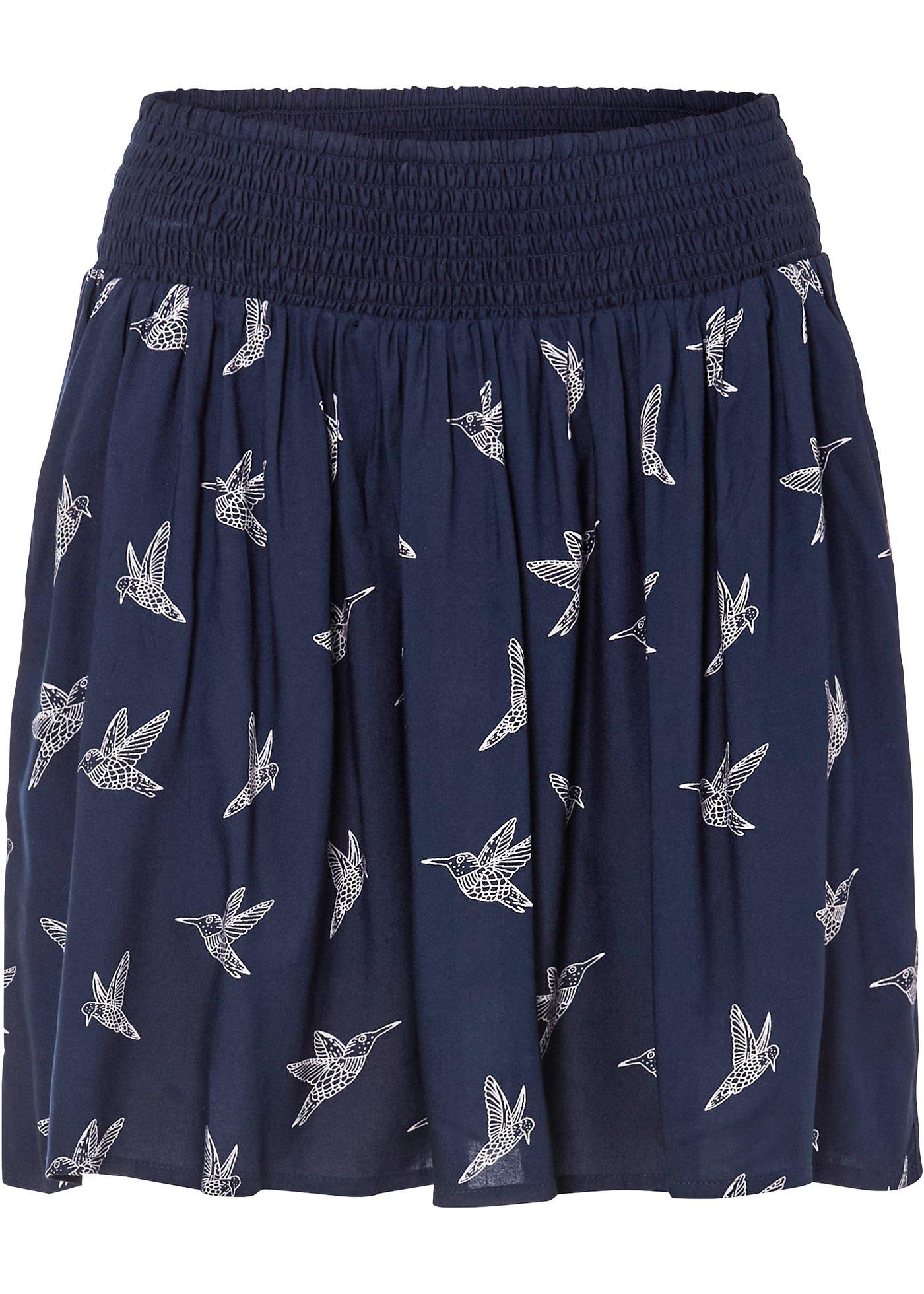 Image de Jupe imprimée en viscose