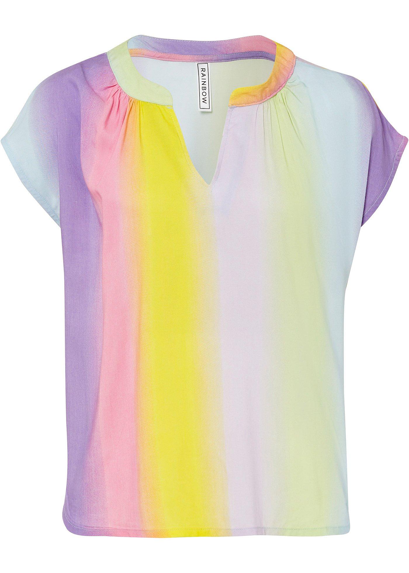 Image de Blouse avec effet dégradé en viscose
