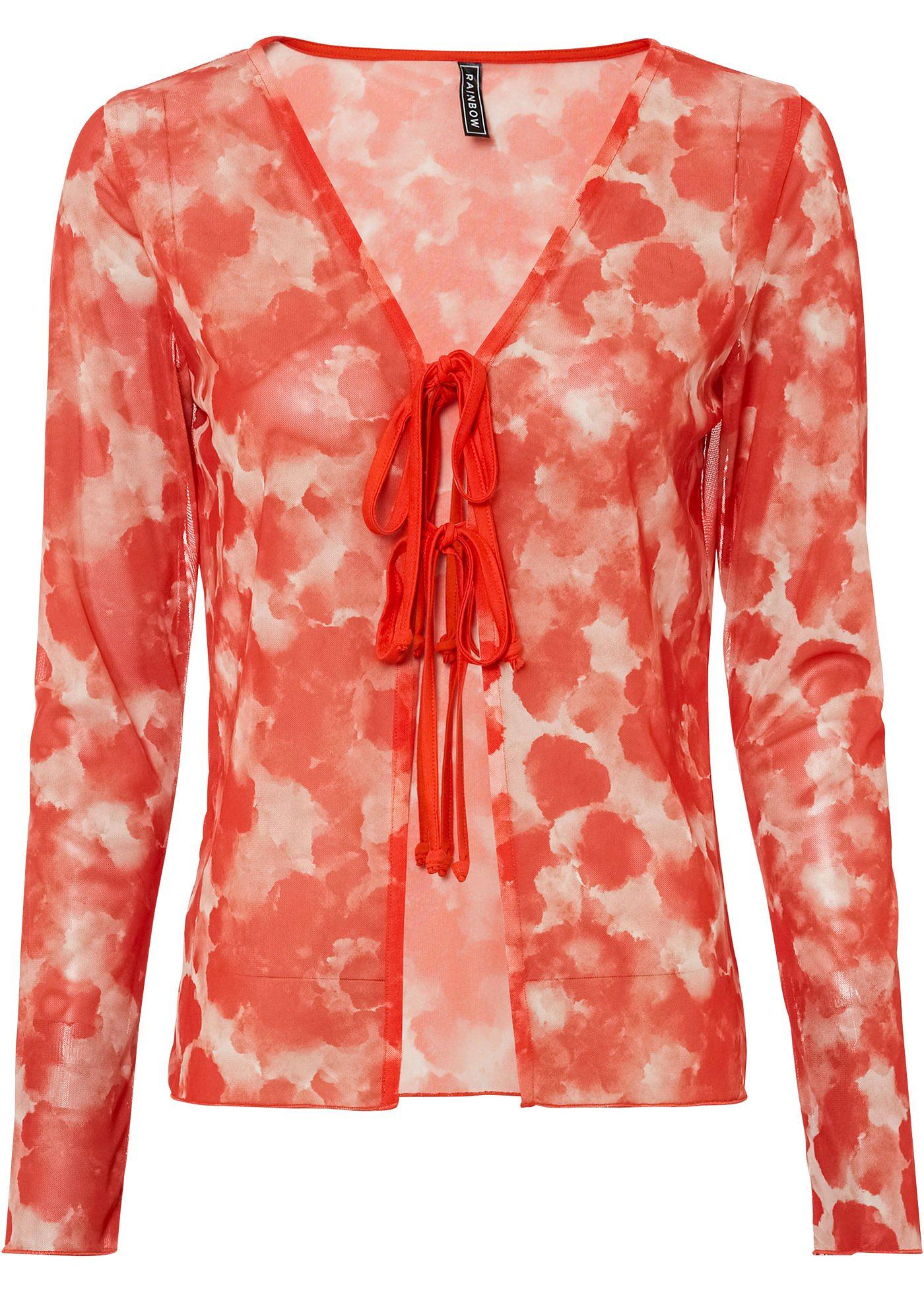 T-shirt en mesh avec laçage