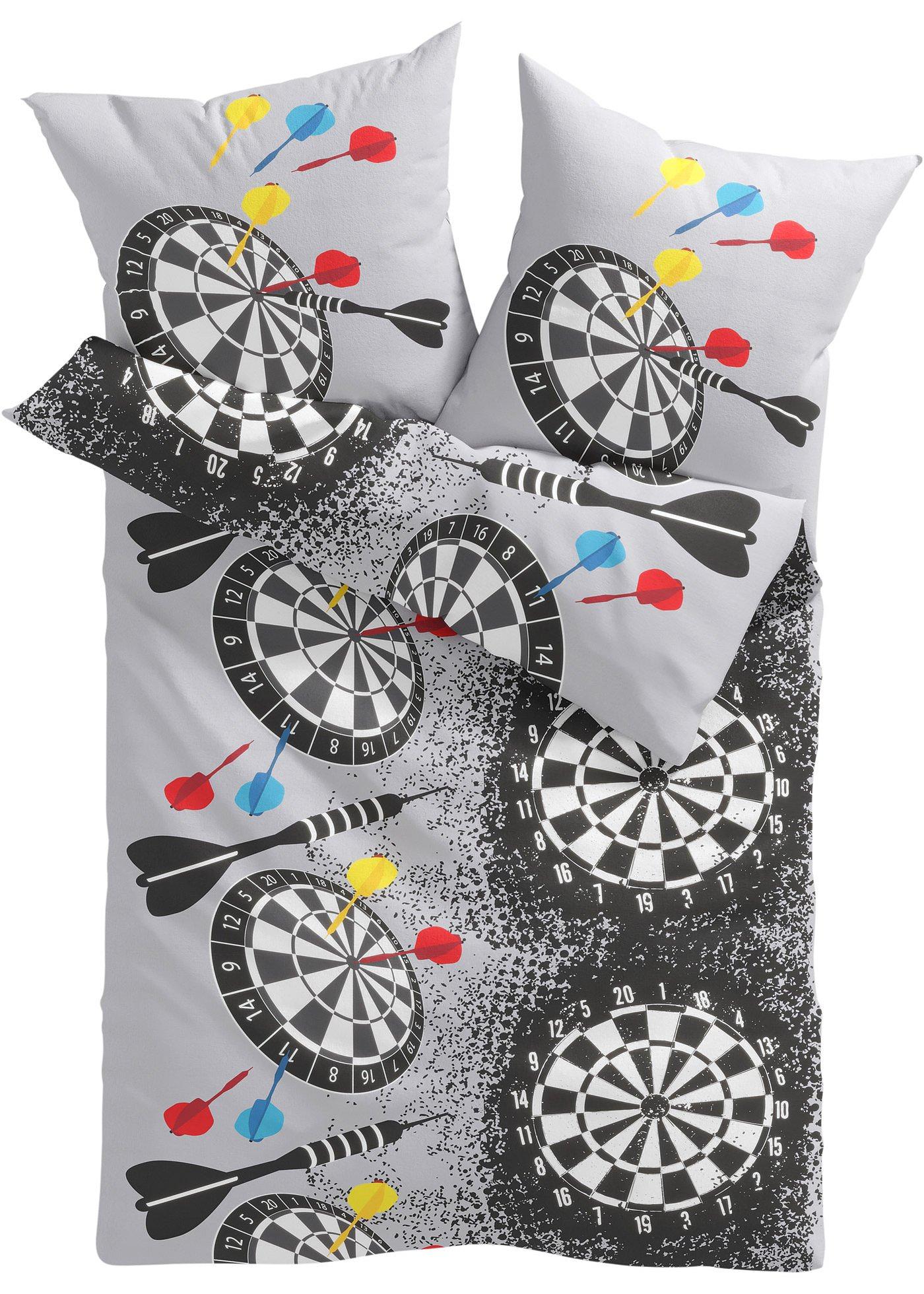 Parure de lit avec motif fléchettes