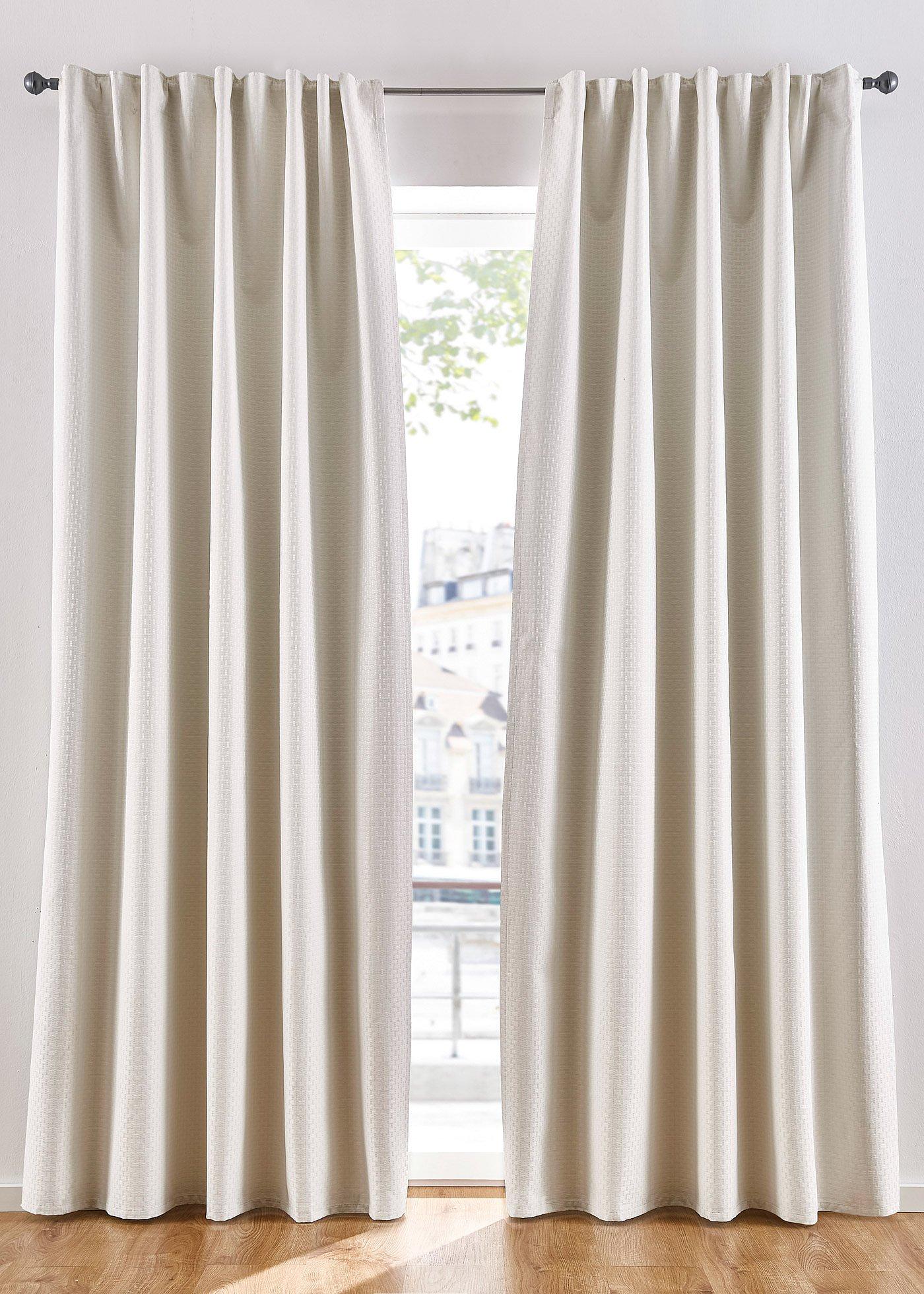 Panneau occultant jacquard avec fonction thermique (1 pce.)