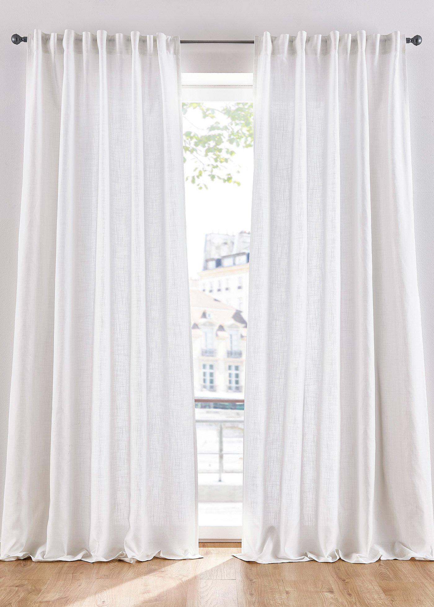 Voilage en polyester recyclé (1 pce.)