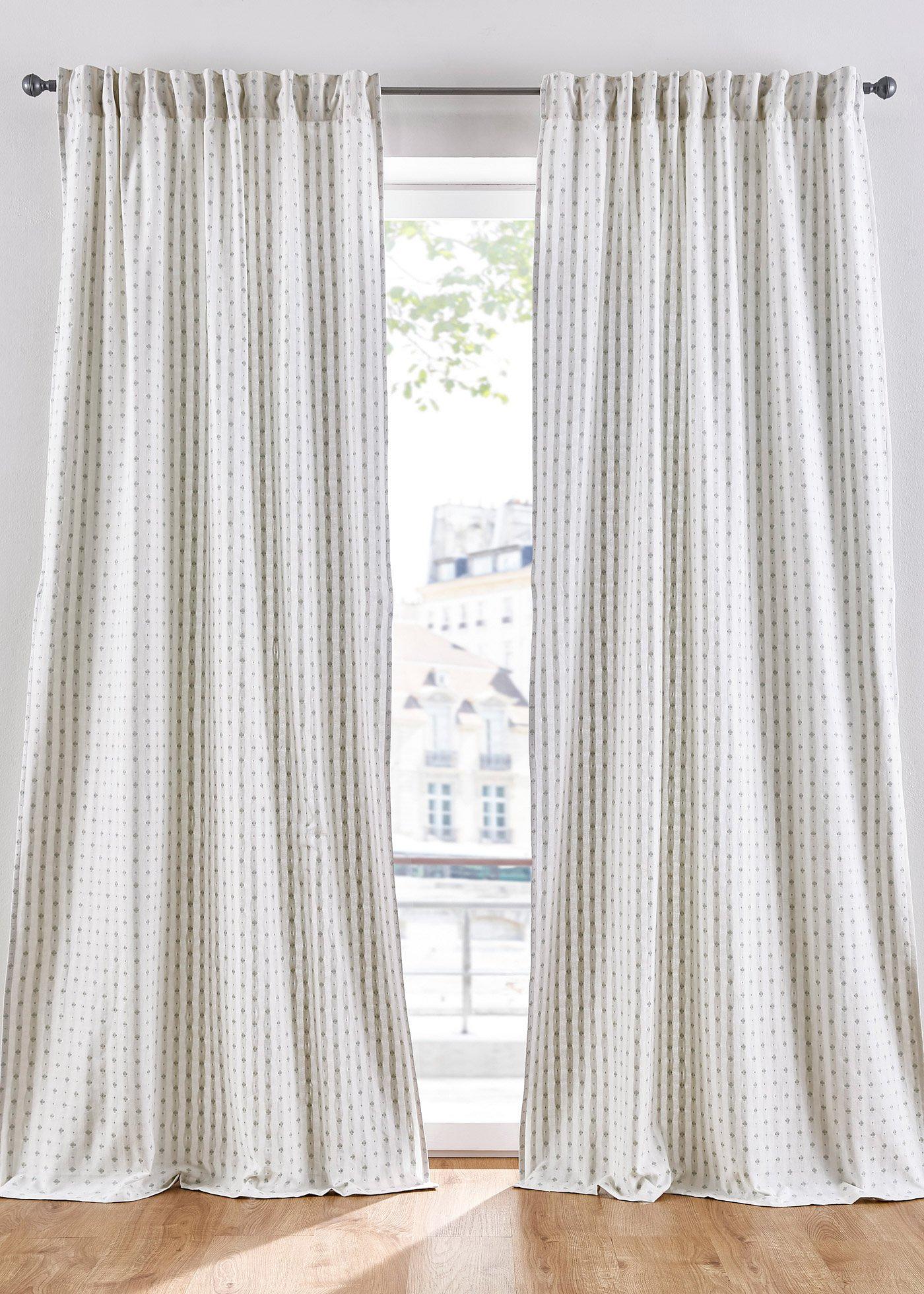 Panneau coton avec broderie (1 pce.)