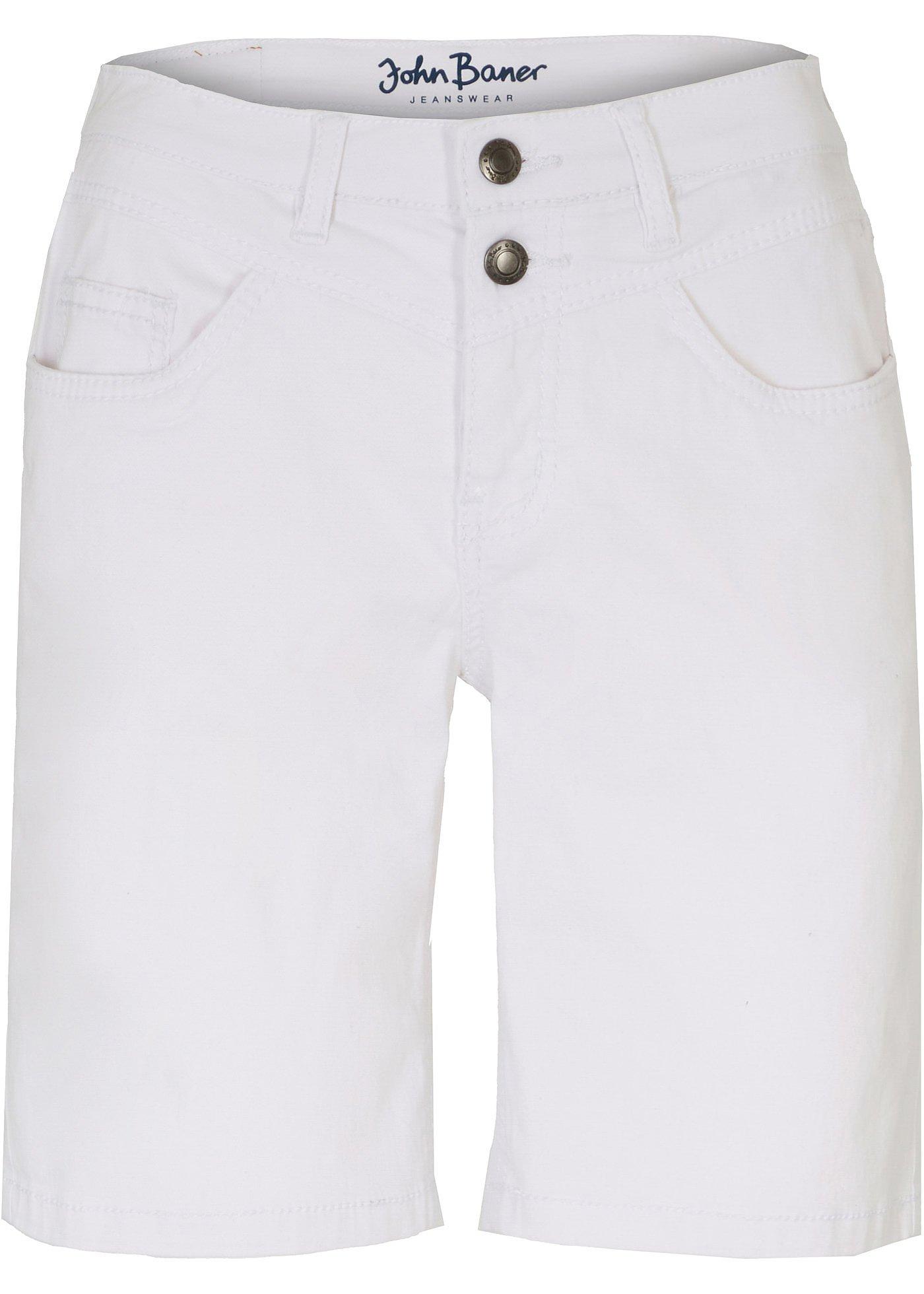 Bermuda en jean extensible