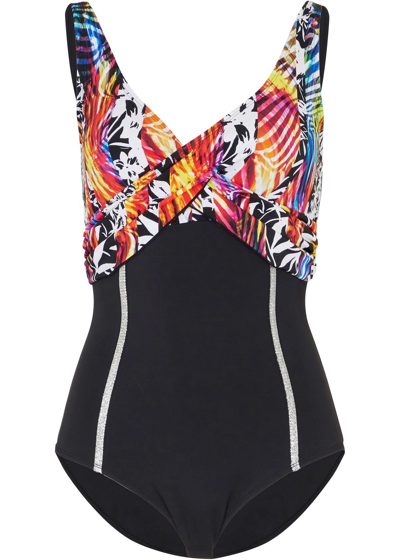 Maillot 1 pièce sculptant exclusif avec polyamide recyclé, effet sculptant léger