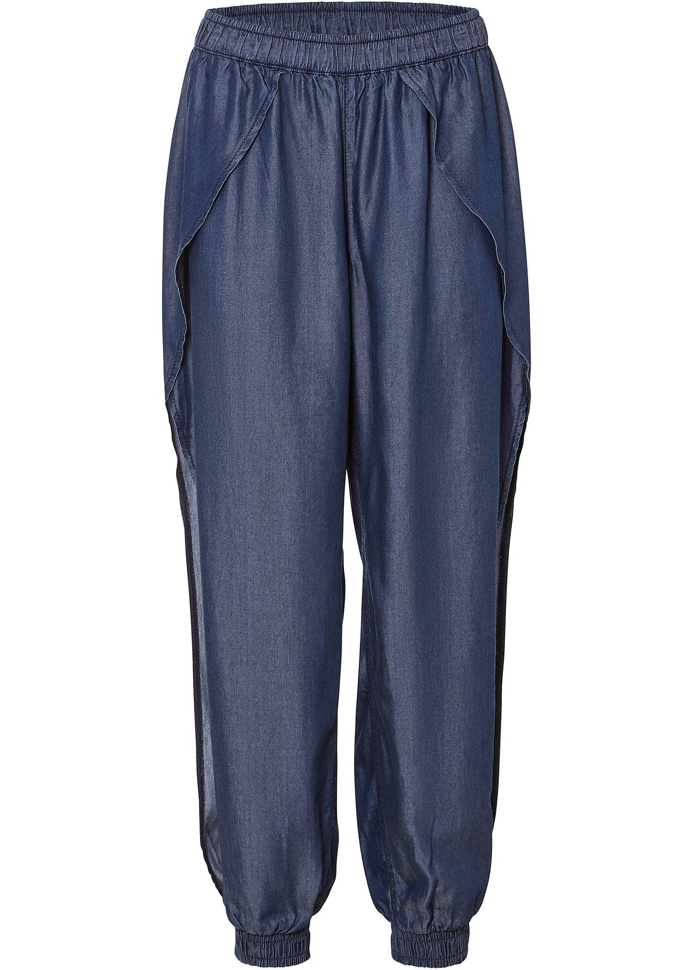 Jean décontracté avec fente en Lyocell