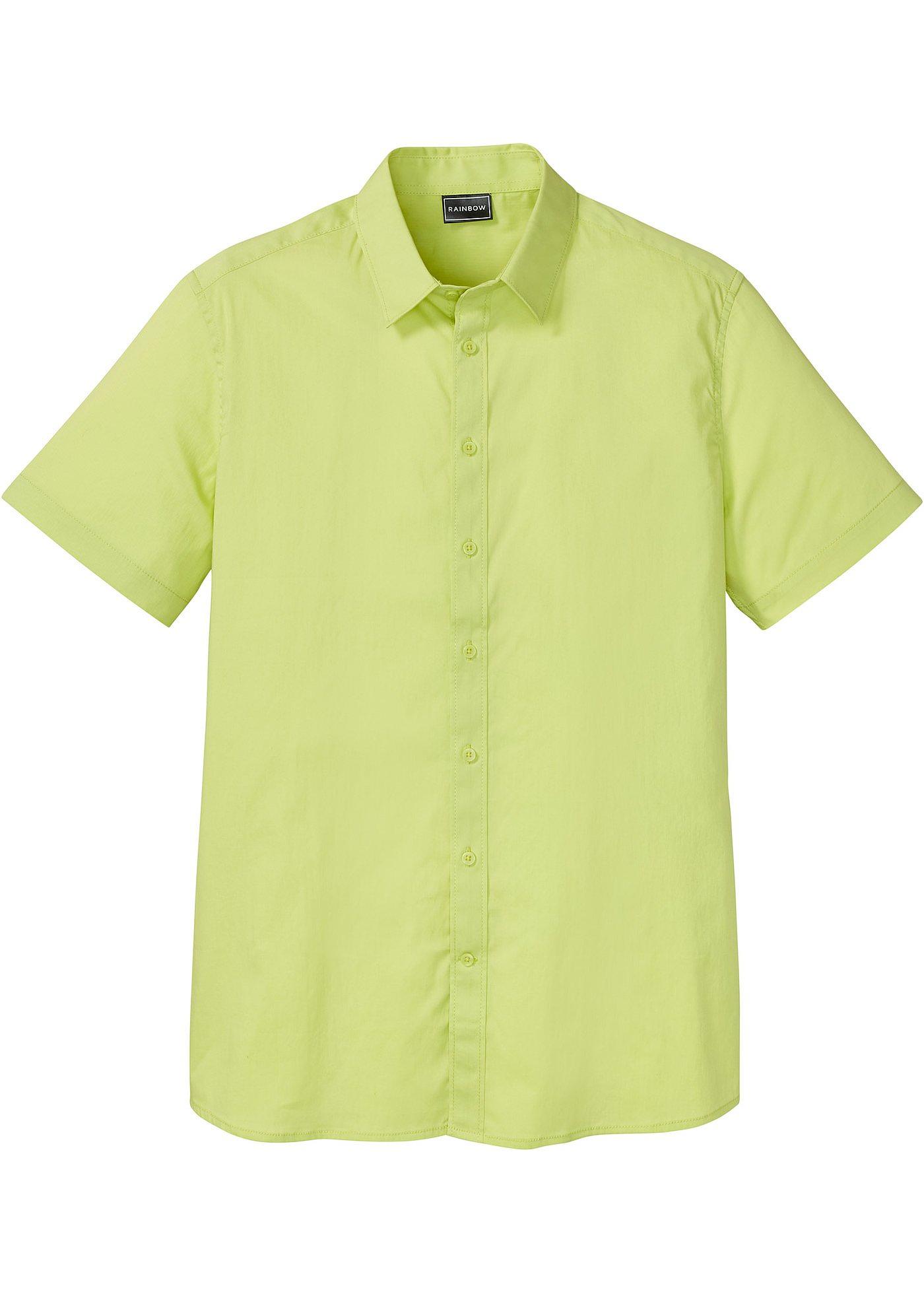 Chemise manches courtes extensible, Slim Fit