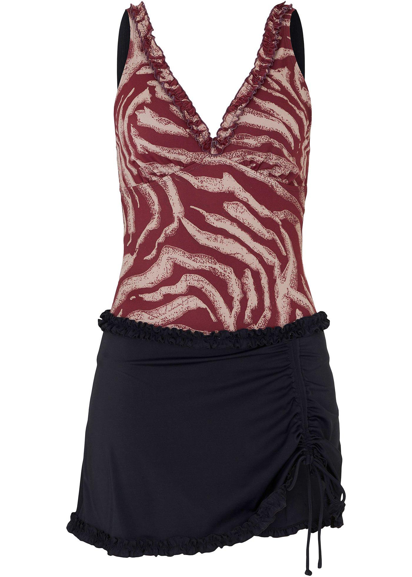 Robe de bain sculptante avec effet sculptant léger