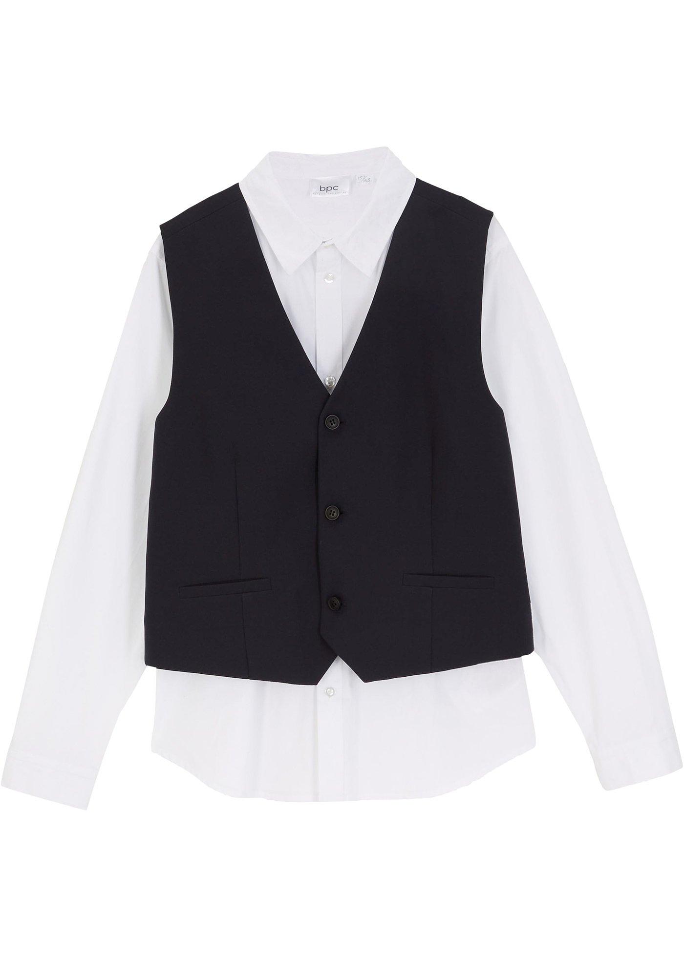 Image de Ensemble festif gilet sans manches et chemise garçon (Ens. 2 pces.)
