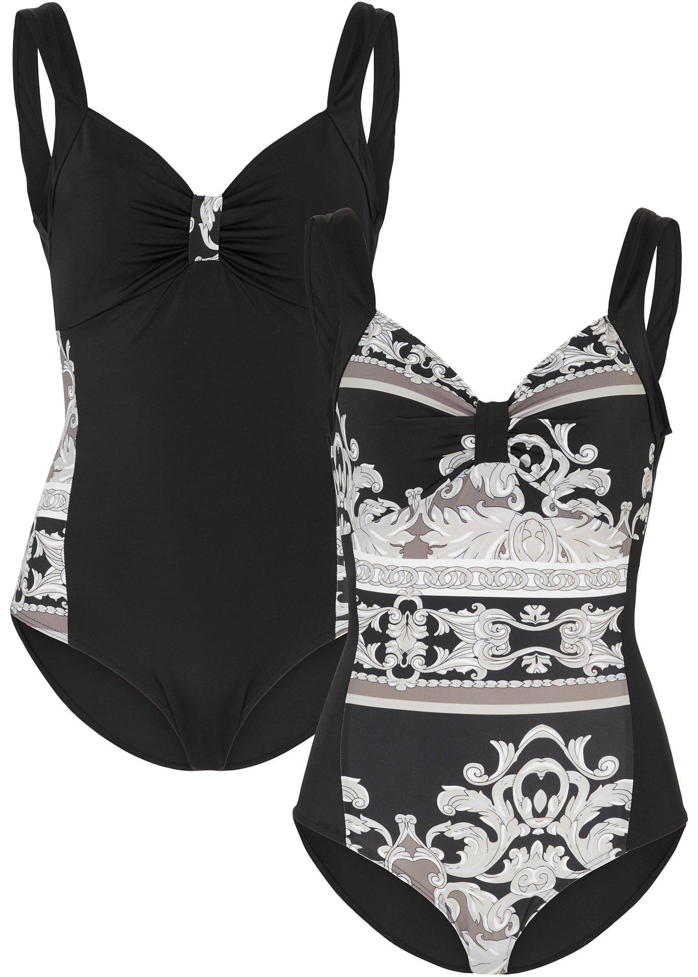 Image de Lot de 2 maillots 1 pièce avec polyamide recyclé