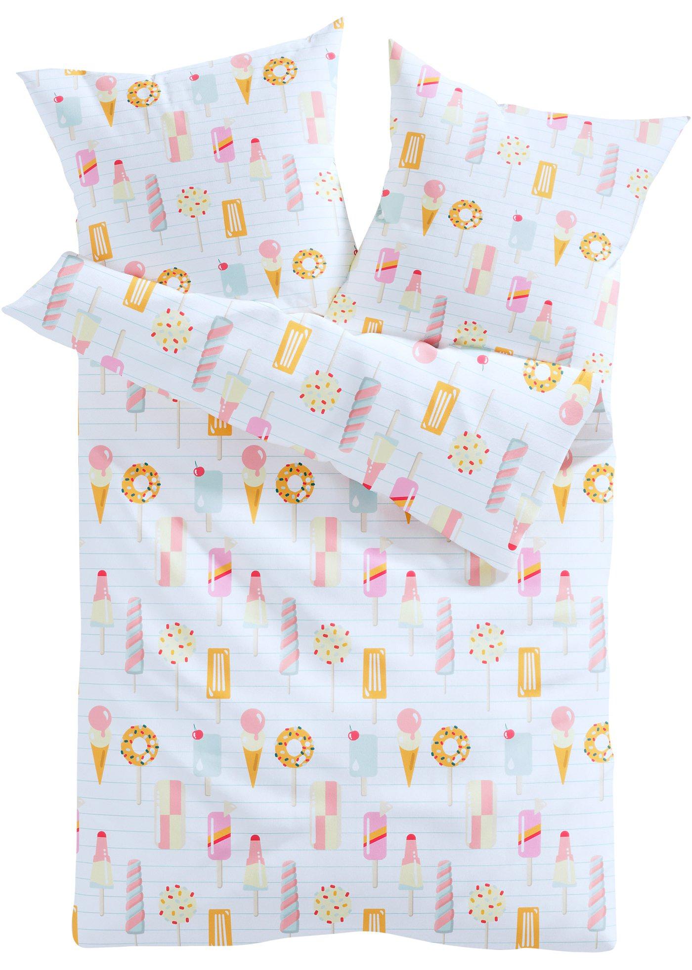 Parure de lit avec bâtonnets glacés