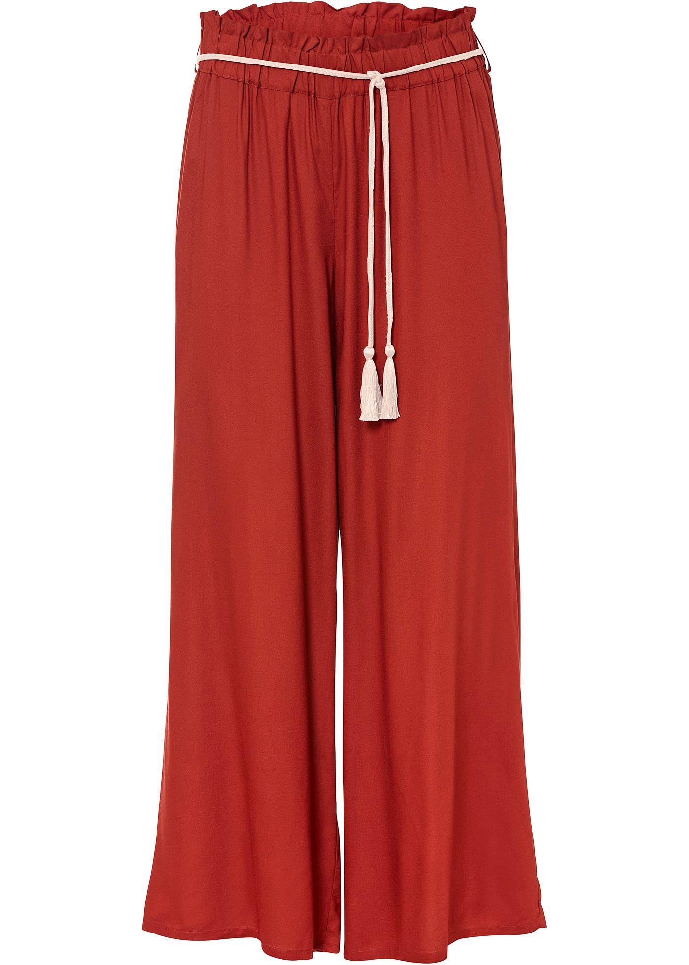 Jupe-culotte en viscose